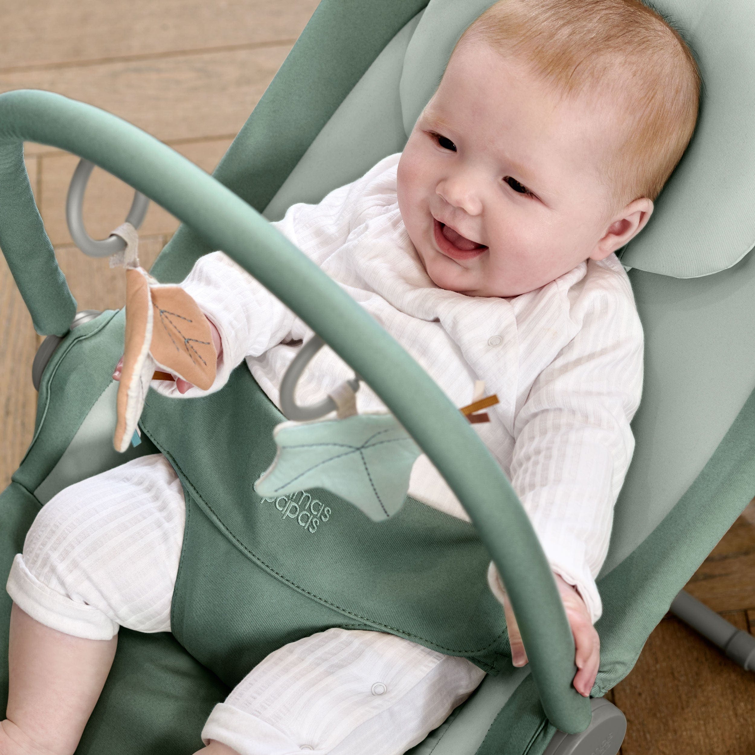 Mamas & Papas rocking bouncing cradles Mamas & Papas Tempo 3-in-1 Rocker/Bouncer in Ivy 3326L8700