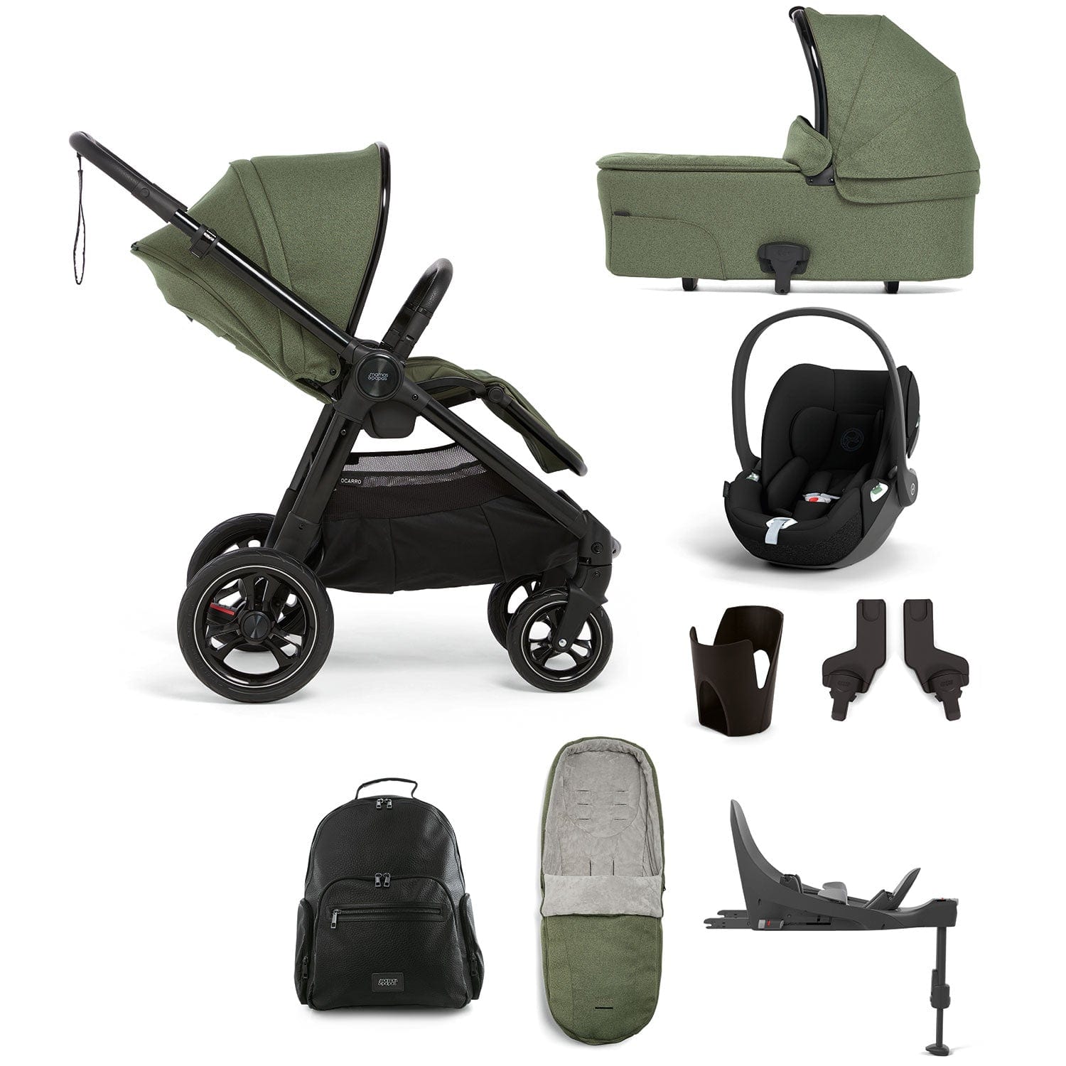 Mamas & Papas travel systems Mamas & Papas Ocarro Complete Cloud T Bundle - Juniper 61921JN00-2