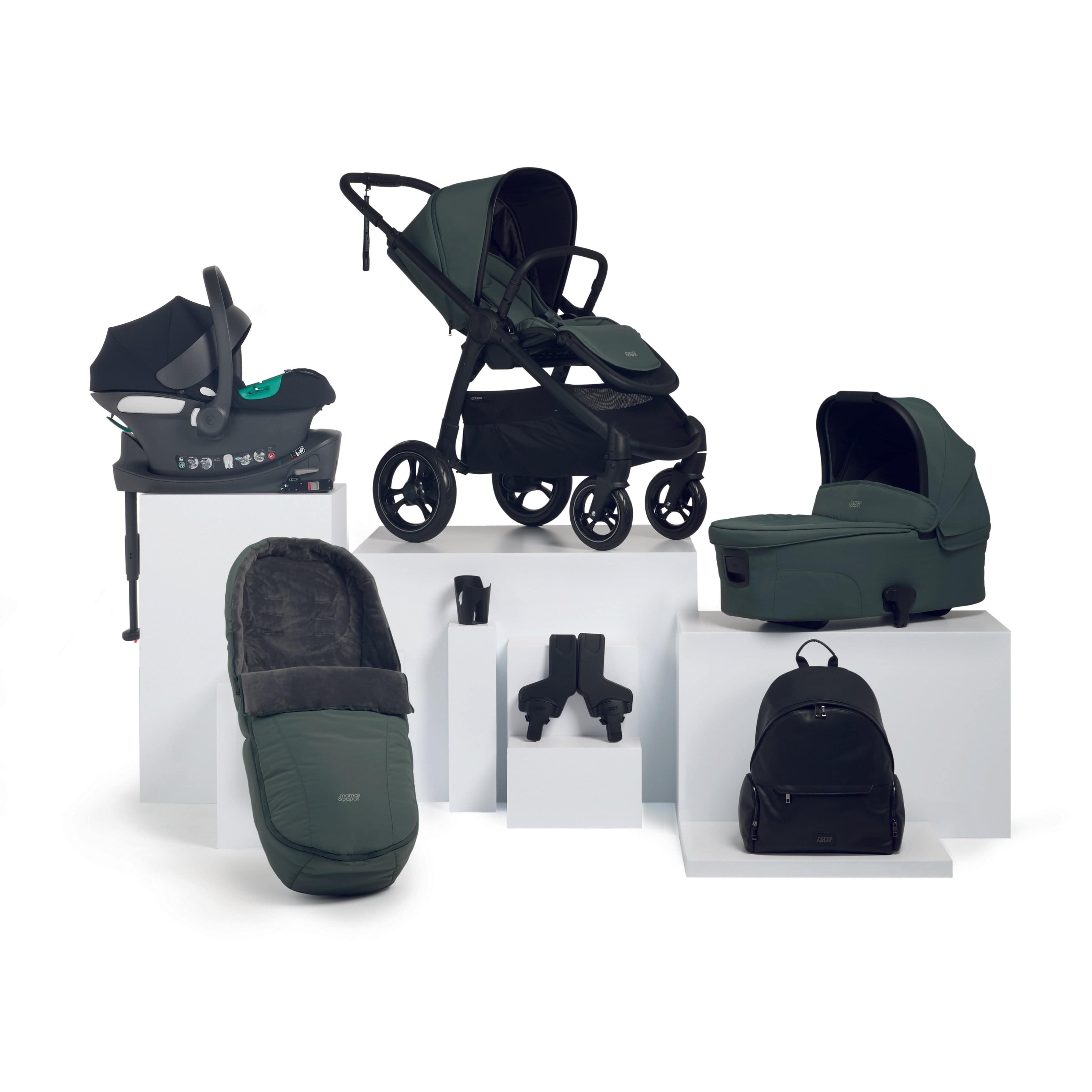 Mamas & Papas travel systems Mamas & Papas Ocarro 8 Piece Cybex Travel System in Oasis 61921SS00