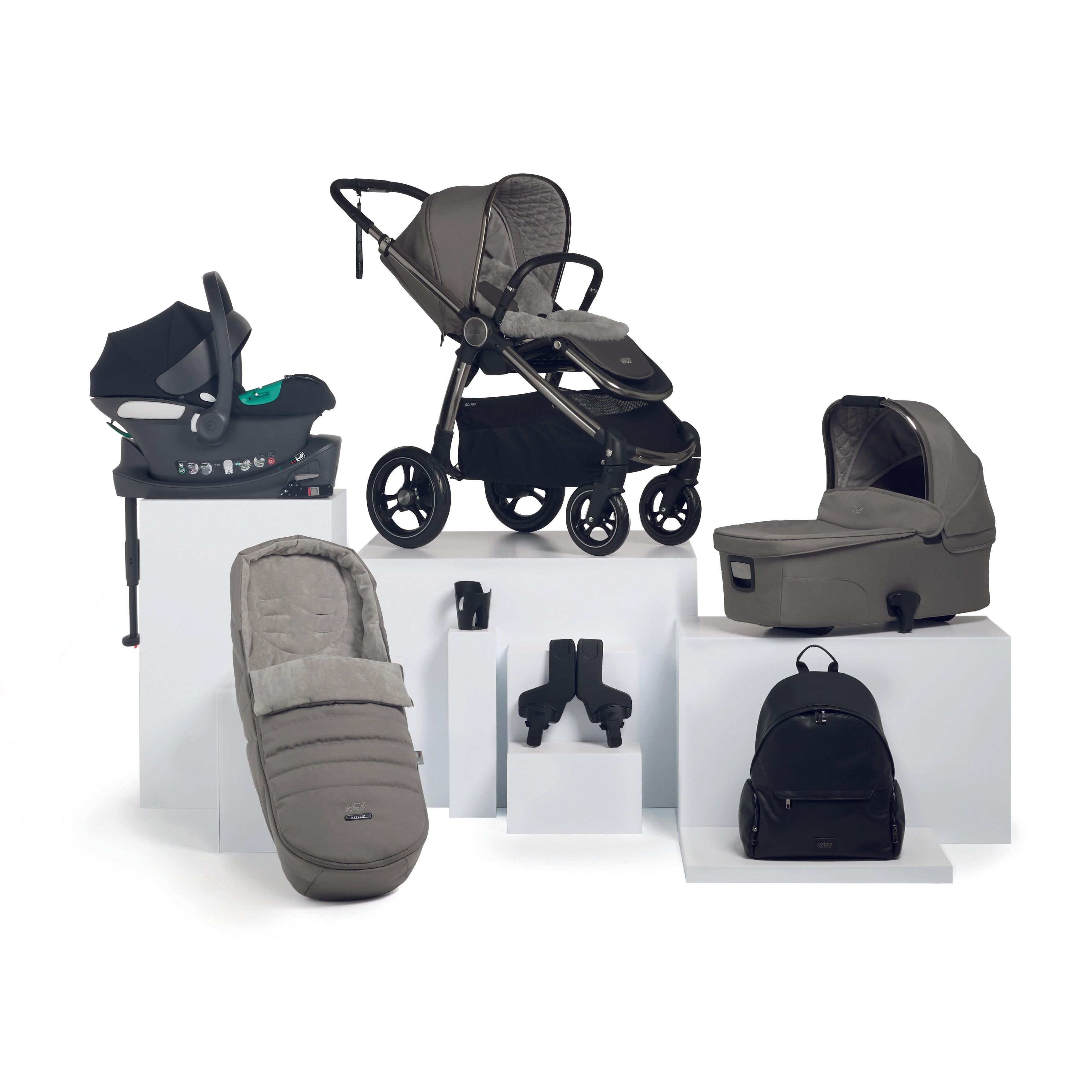 Mamas & Papas travel systems Mamas & Papas Ocarro 9 Piece Cybex Travel System in Mercury 61931MC00