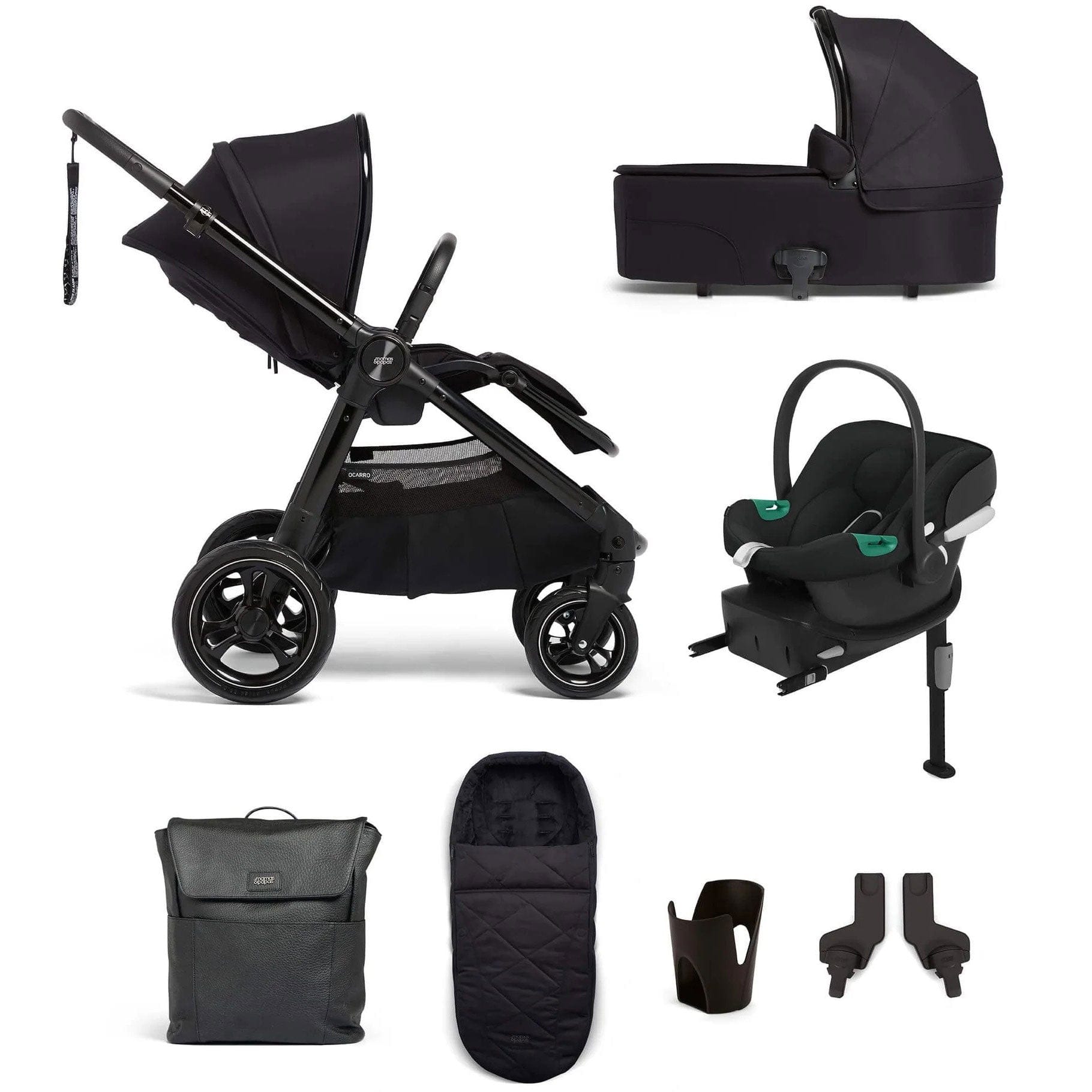 Mamas & Papas travel systems Mamas & Papas Ocarro 9-Piece Complete Kit Carbon 854519400
