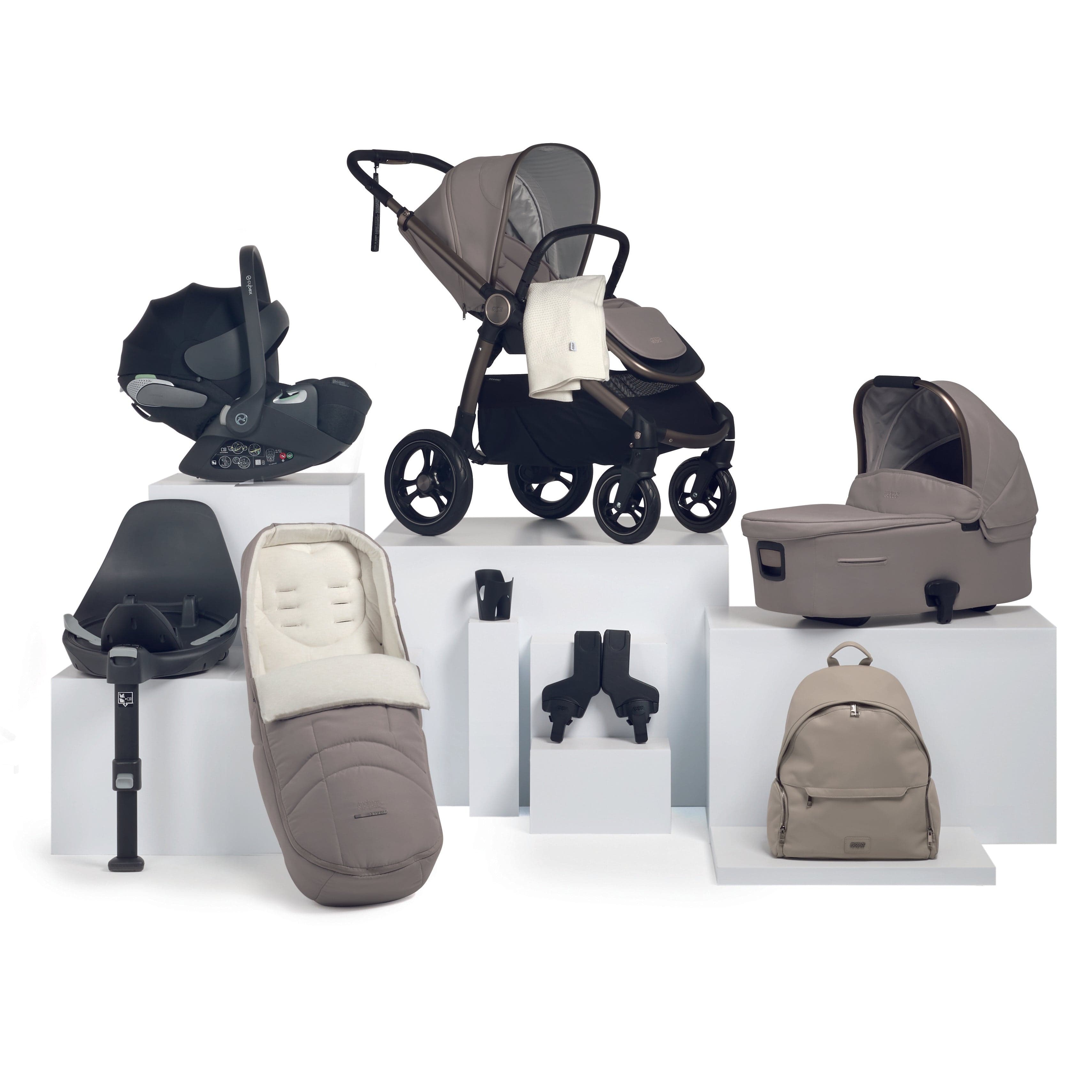 Mamas & Papas travel systems Mamas & Papas Ocarro 9 Piece Cybex Travel System in Studio 85451ST00