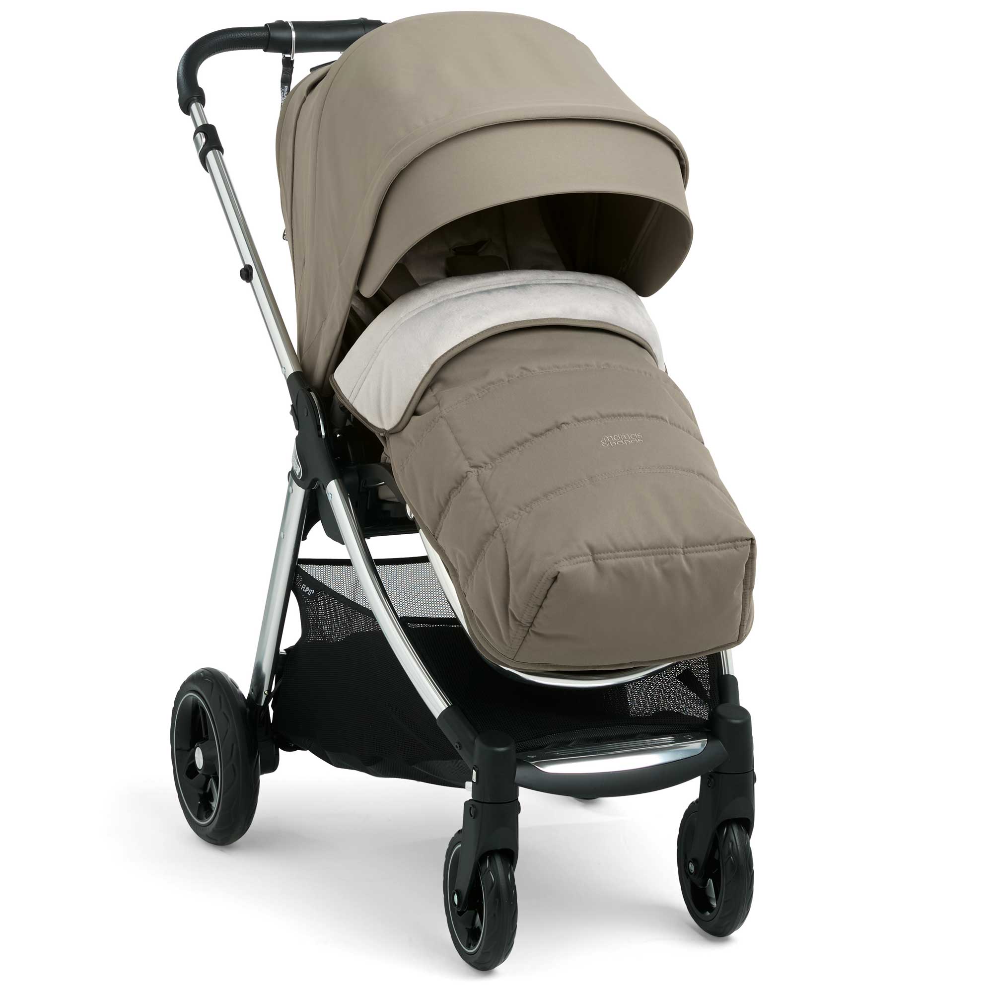 Mamas & Papas travel systems Mamas & Papas Flip XT³ 8 Piece Essentials Bundle with Car Seat - Sage Grey