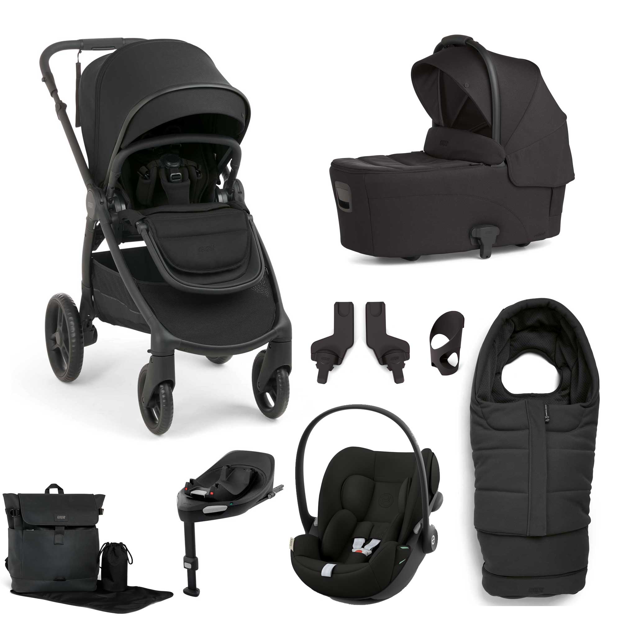 Mamas & Papas travel systems Mamas & Papas Ocarro 2 Complete 8 Piece Cloud T Bundle in Eclipse 67091EC01