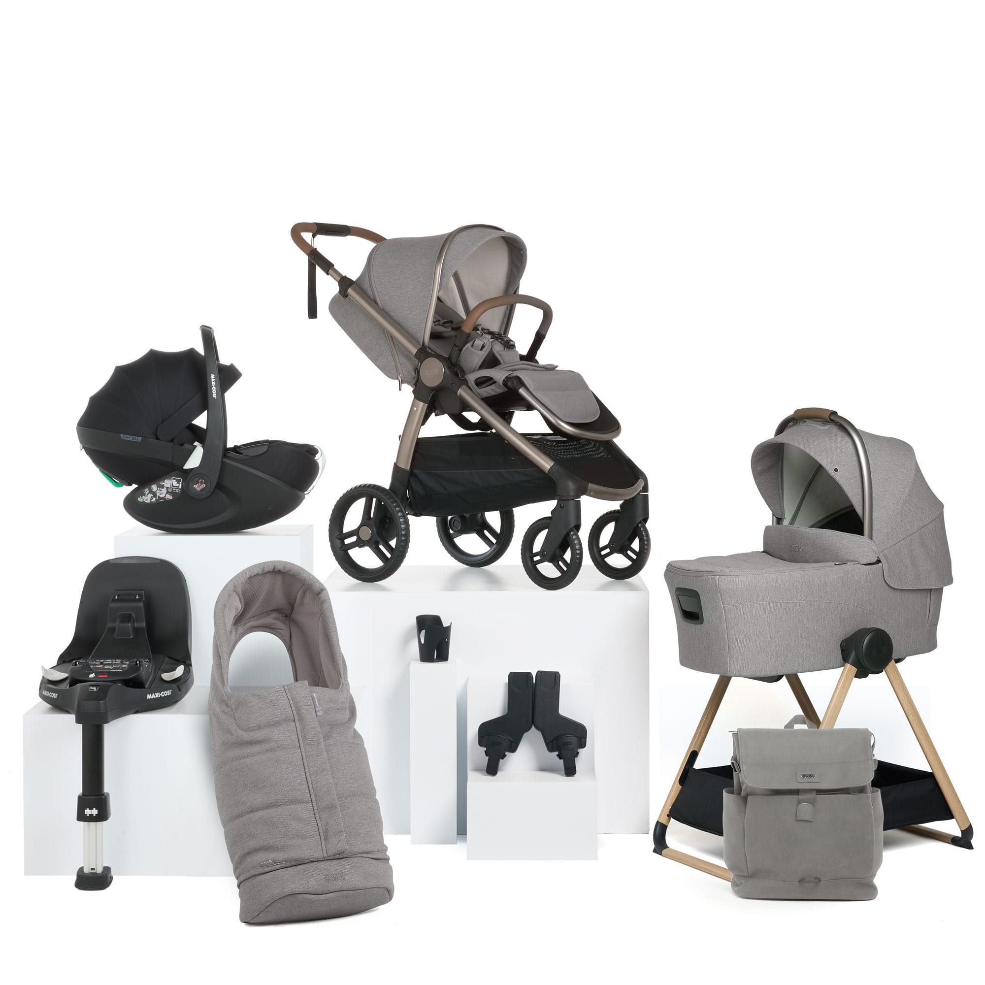 Mamas & Papas travel systems Mamas & Papas Ocarro 2 Complete 9 Piece Pebble 360 Pro 2 Bundle in Heritage 6709L9001-5