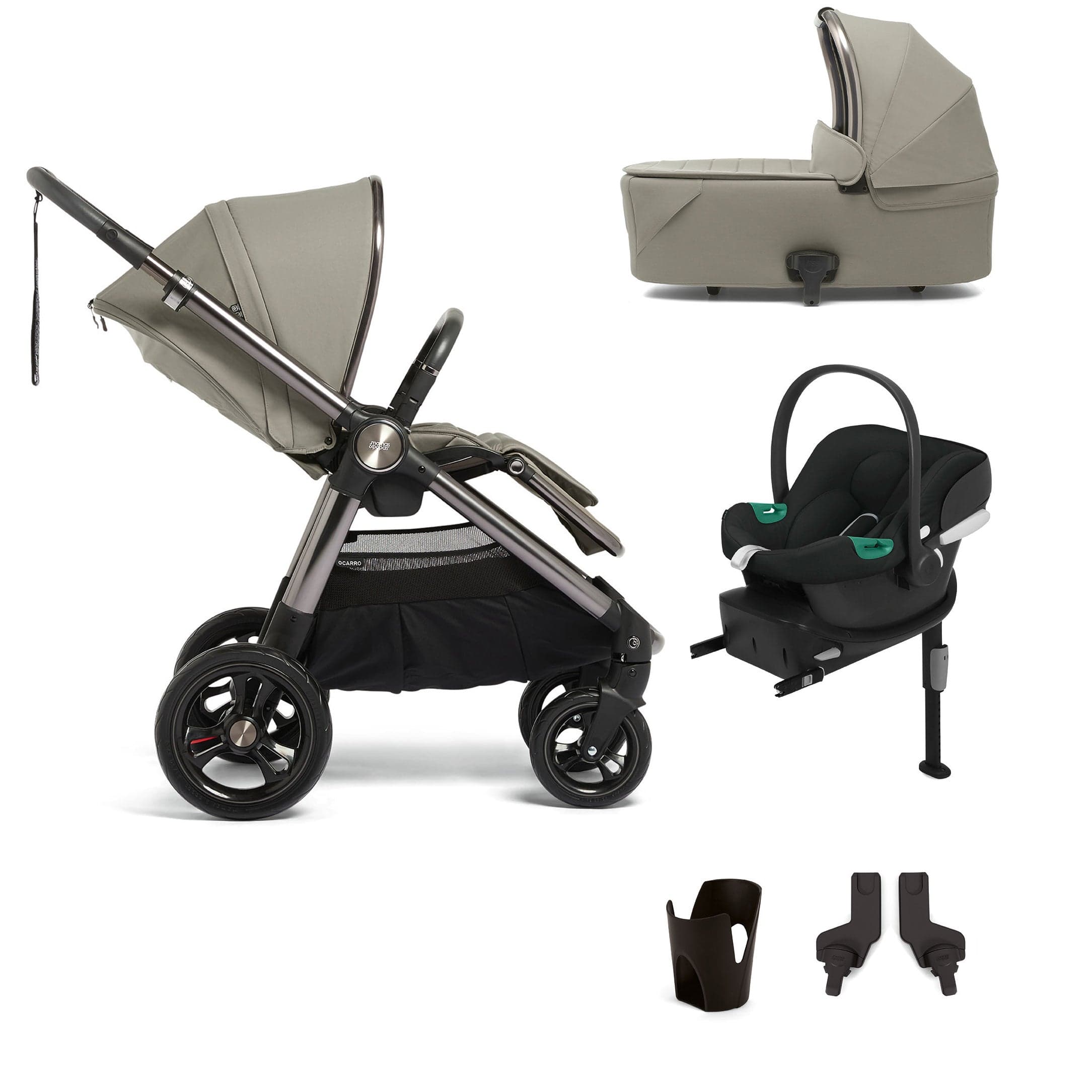 Mamas & Papas travel systems Mamas & Papas Ocarro 5/6-Piece Complete Aton B2 Kit - Everest 18681-EVE-5