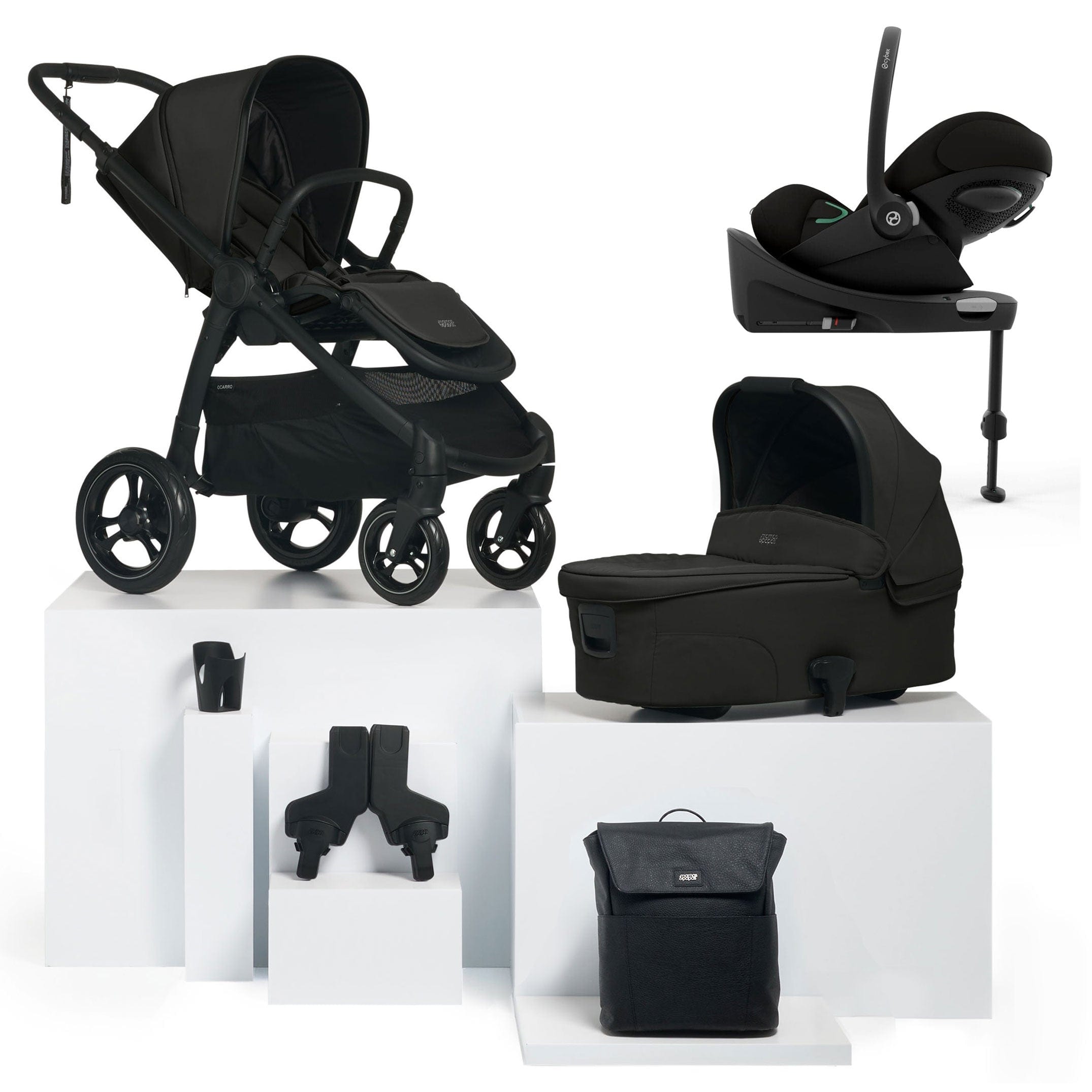 Mamas & Papas travel systems Mamas & Papas Ocarro Cybex Travel System in Jet 19584-JET