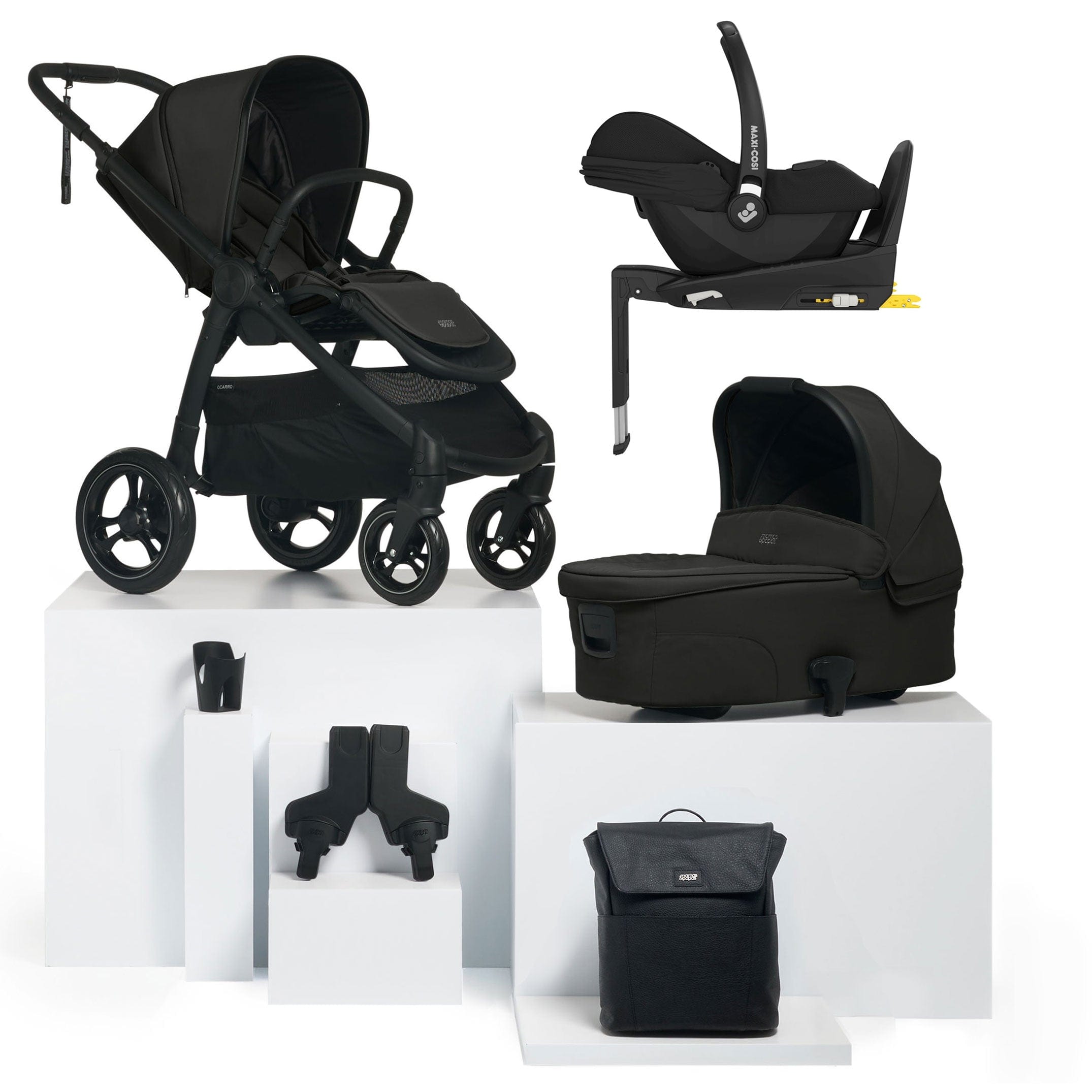 Mamas & Papas travel systems Mamas & Papas Ocarro Maxi-Cosi Travel System in Jet 14910-JET