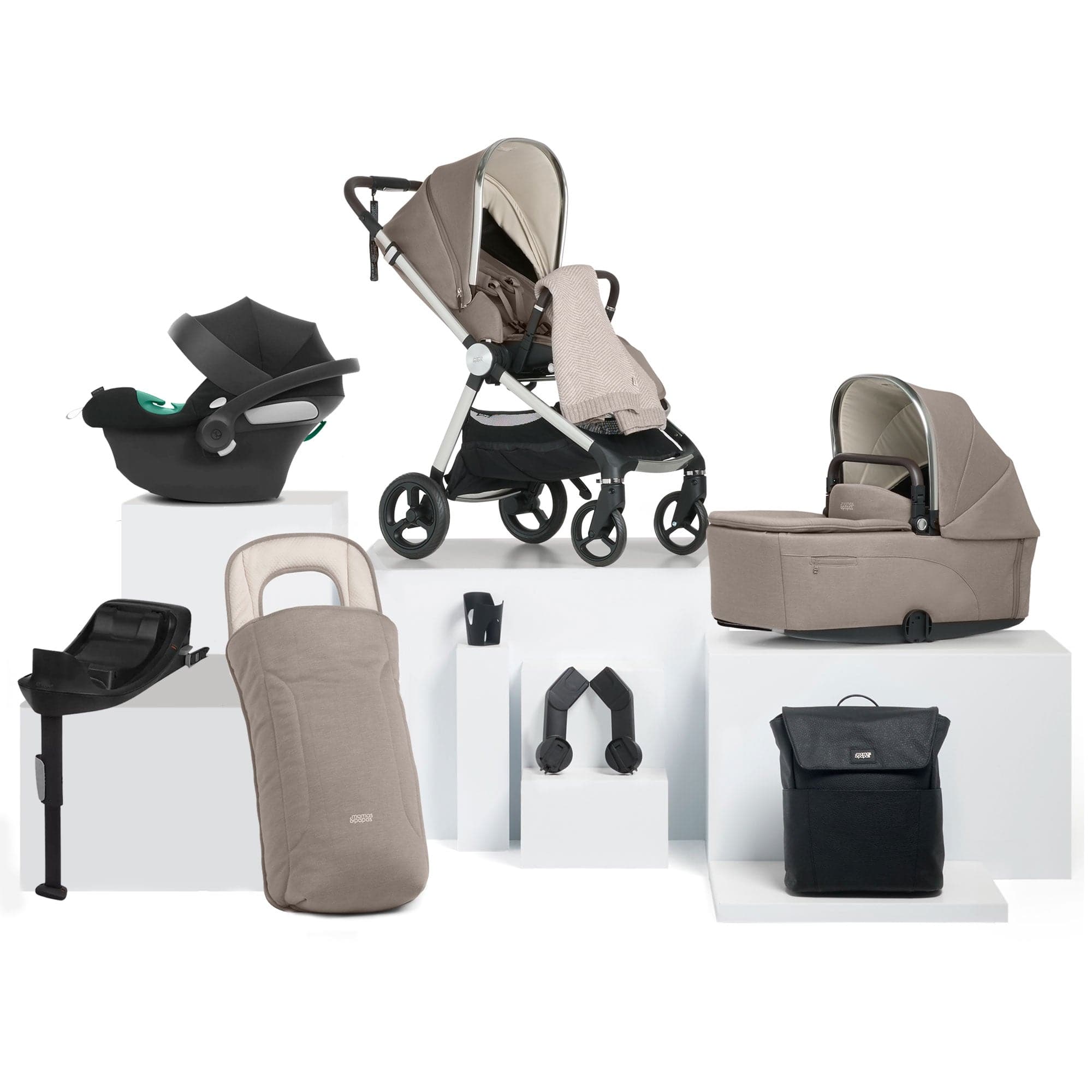 Mamas & Papas travel systems Mamas & Papas Vardo Complete Cybex Bundle - Heritage