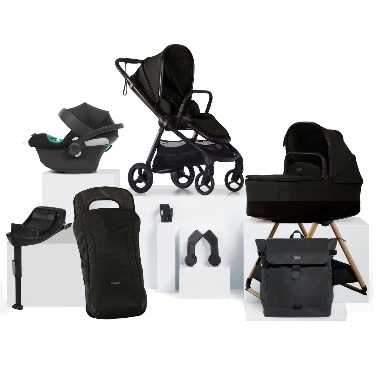 Mamas & Papas travel systems Mamas & Papas Vardo Complete Cybex Bundle - Noir 52391NR00