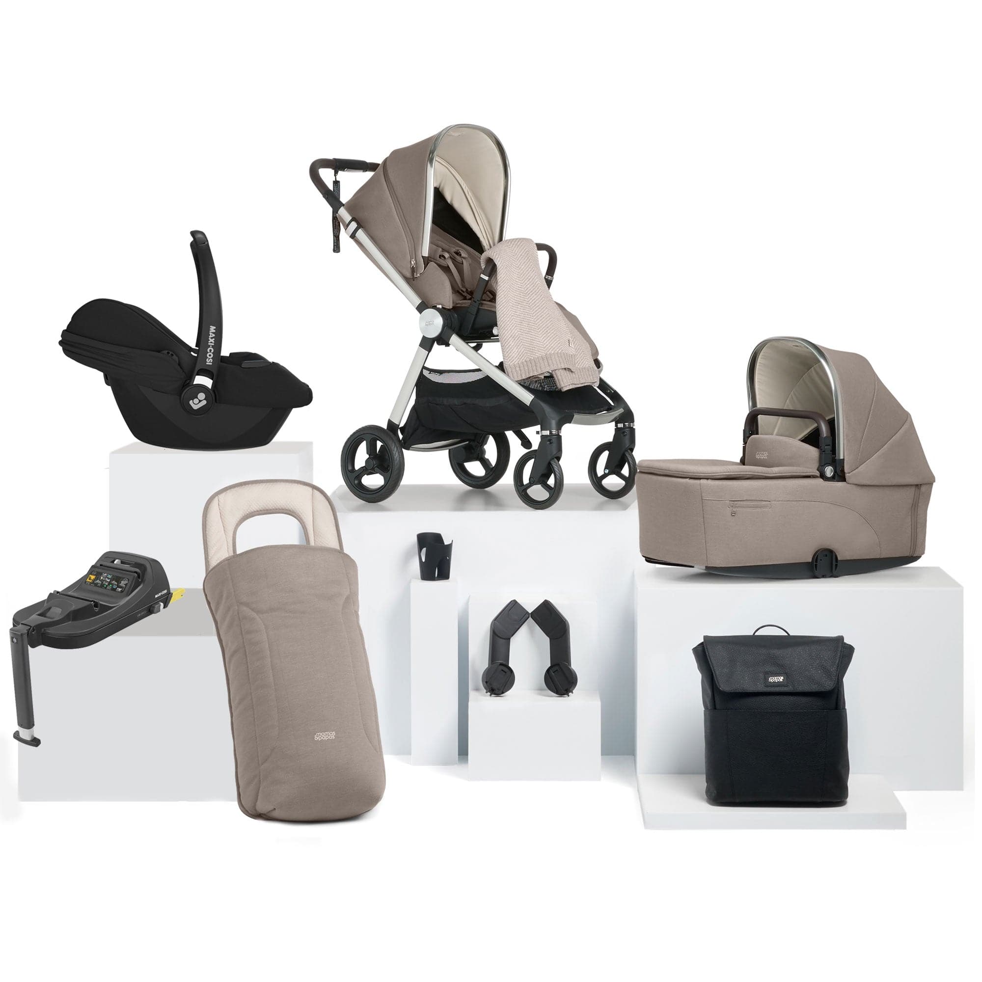 Mamas & Papas travel systems Mamas & Papas Vardo Complete Maxi-Cosi Bundle - Heritage 524308101-3