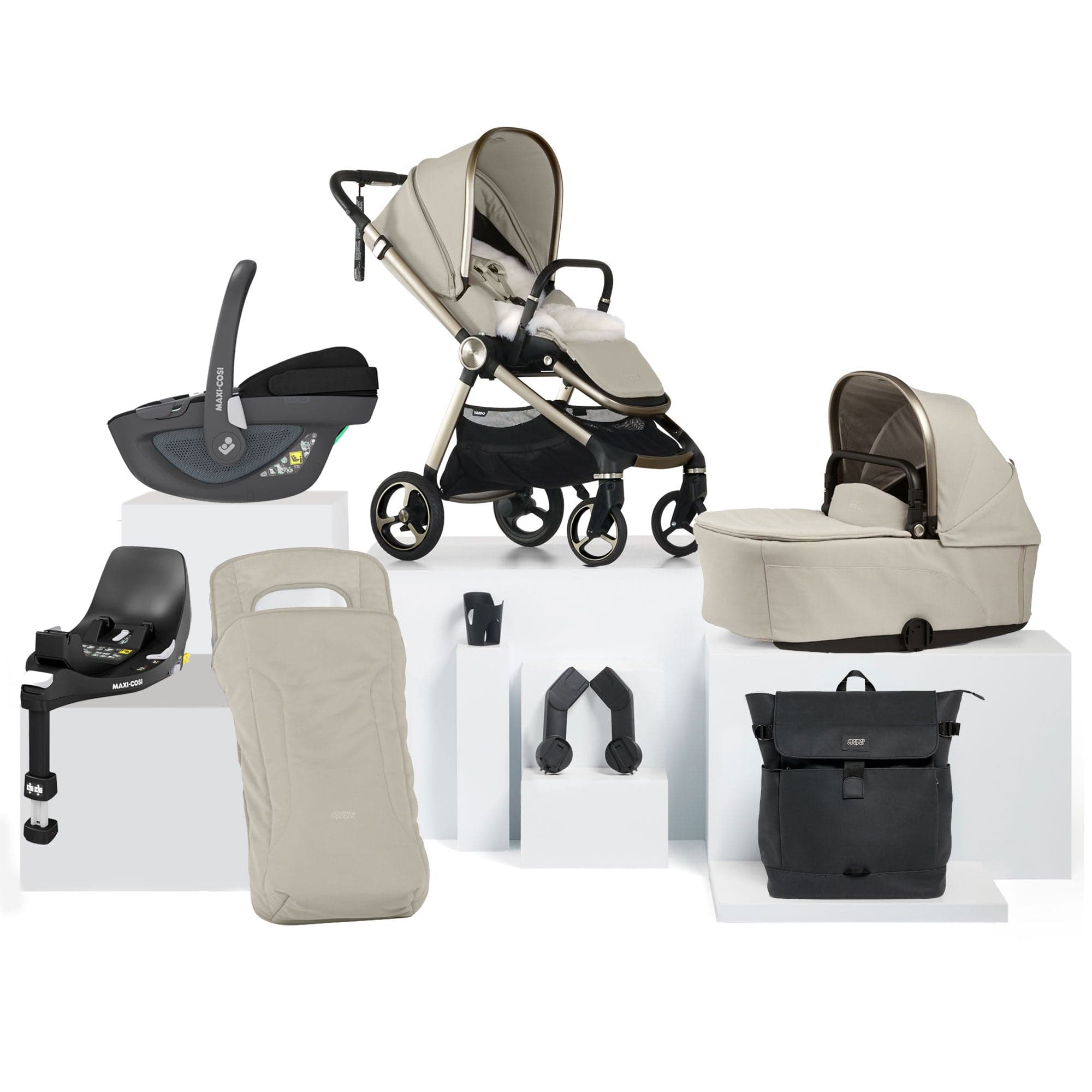 Mamas & Papas travel systems Mamas & Papas Vardo Complete Maxi-Cosi Bundle - Shell 17424-VAR-MAX-P360