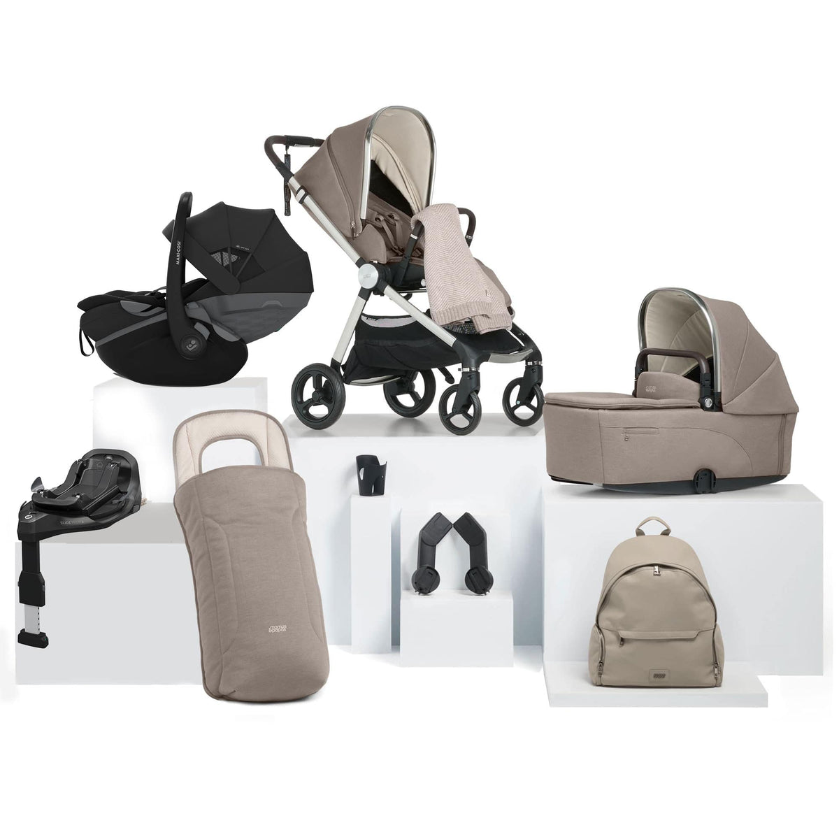 Mamas & Papas travel systems Mamas & Papas Vardo S Complete Maxi-Cosi Bundle - Heritage 23596-6