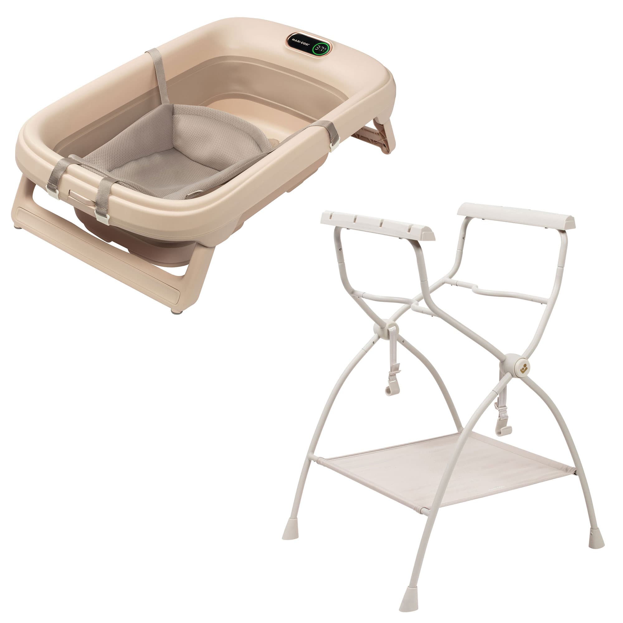 Maxi-Cosi baby bathing Maxi-Cosi Plus Bathtub + Newborn Insert - Muted Terra 3107114000-1