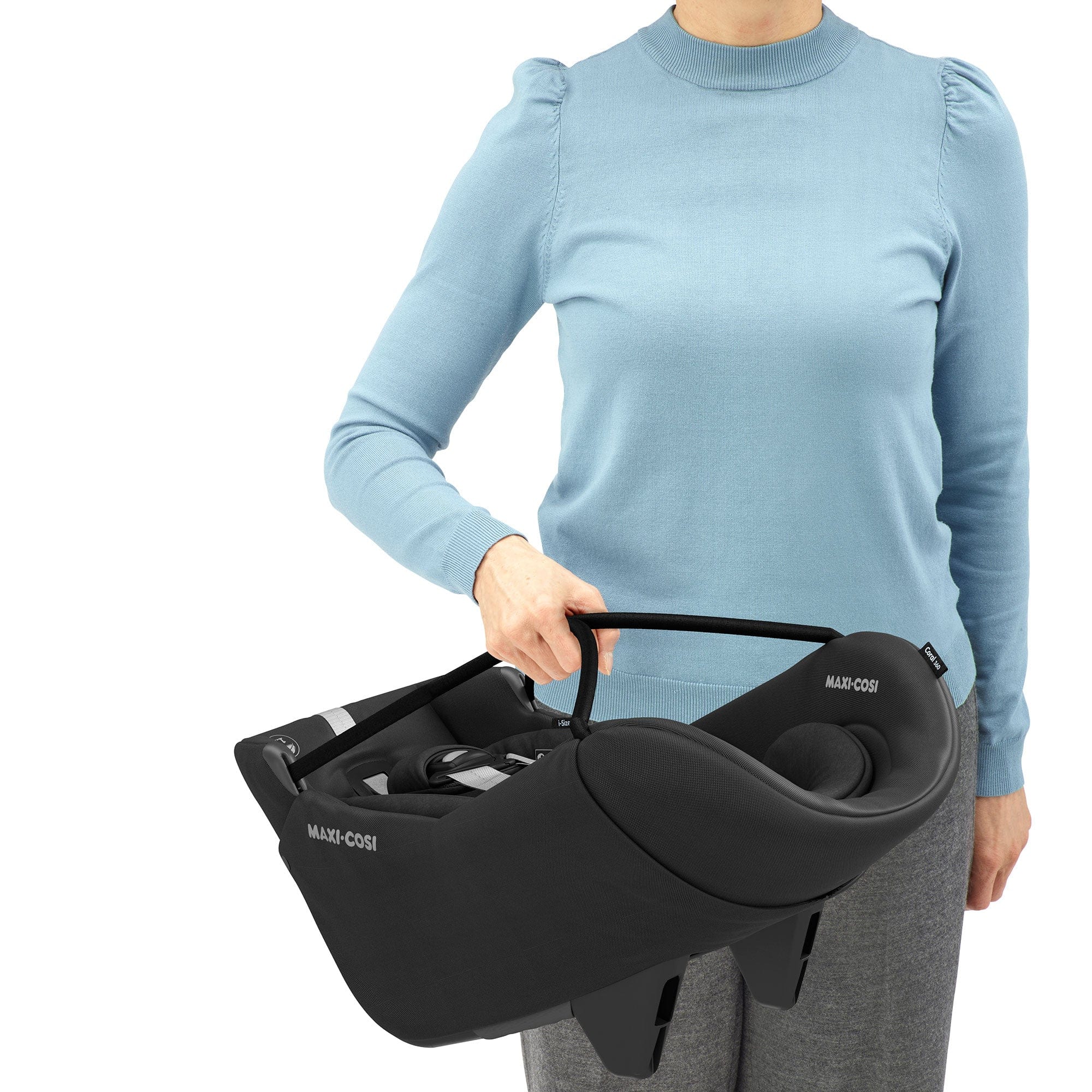Maxi-Cosi baby car seats Maxi Cosi Coral 360 & Family Fix 360 Base Bundle Essential Black 10715-ESS-BLK