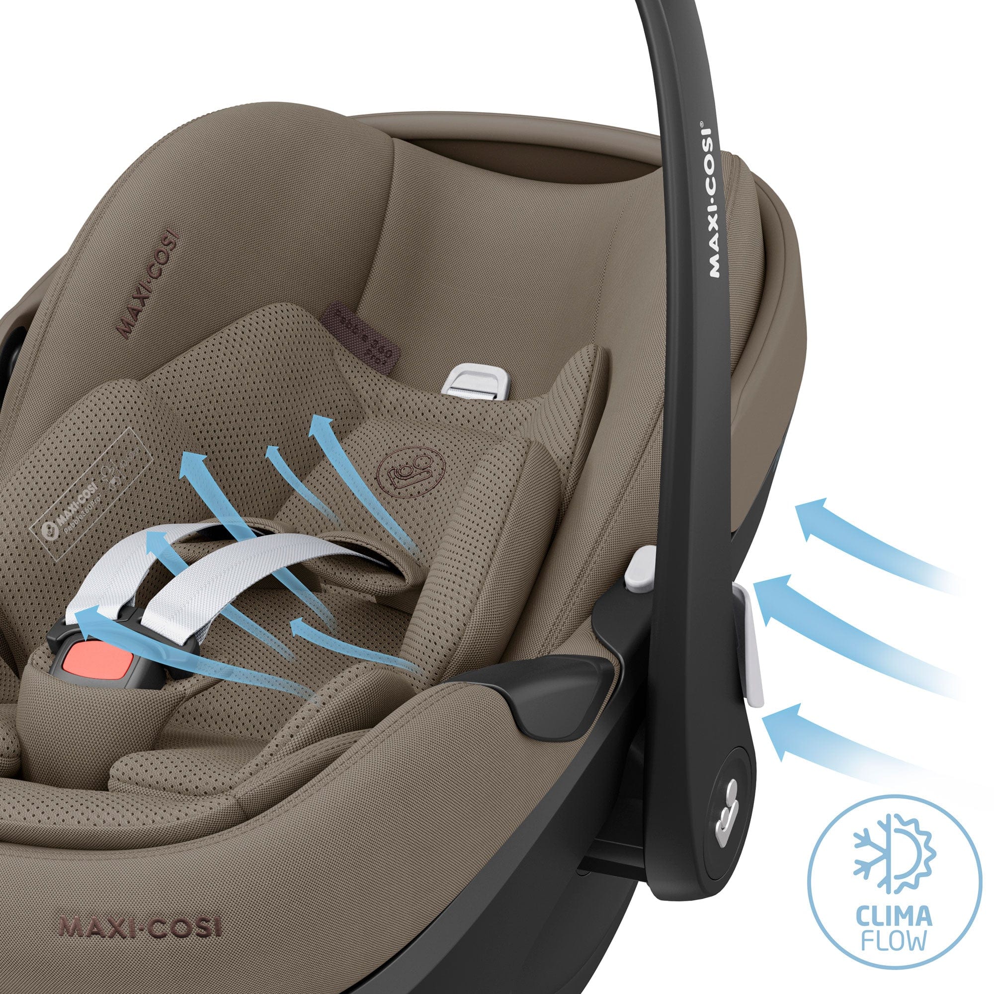 Maxi-Cosi baby car seats Maxi-Cosi Pebble 360 Pro V2 - Twillic Truffle