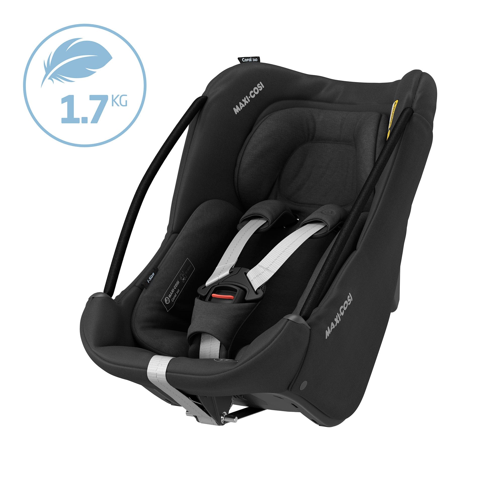 Maxi-Cosi baby car seats Maxi Cosi Coral 360 Car Seat Essential Black 8559672301