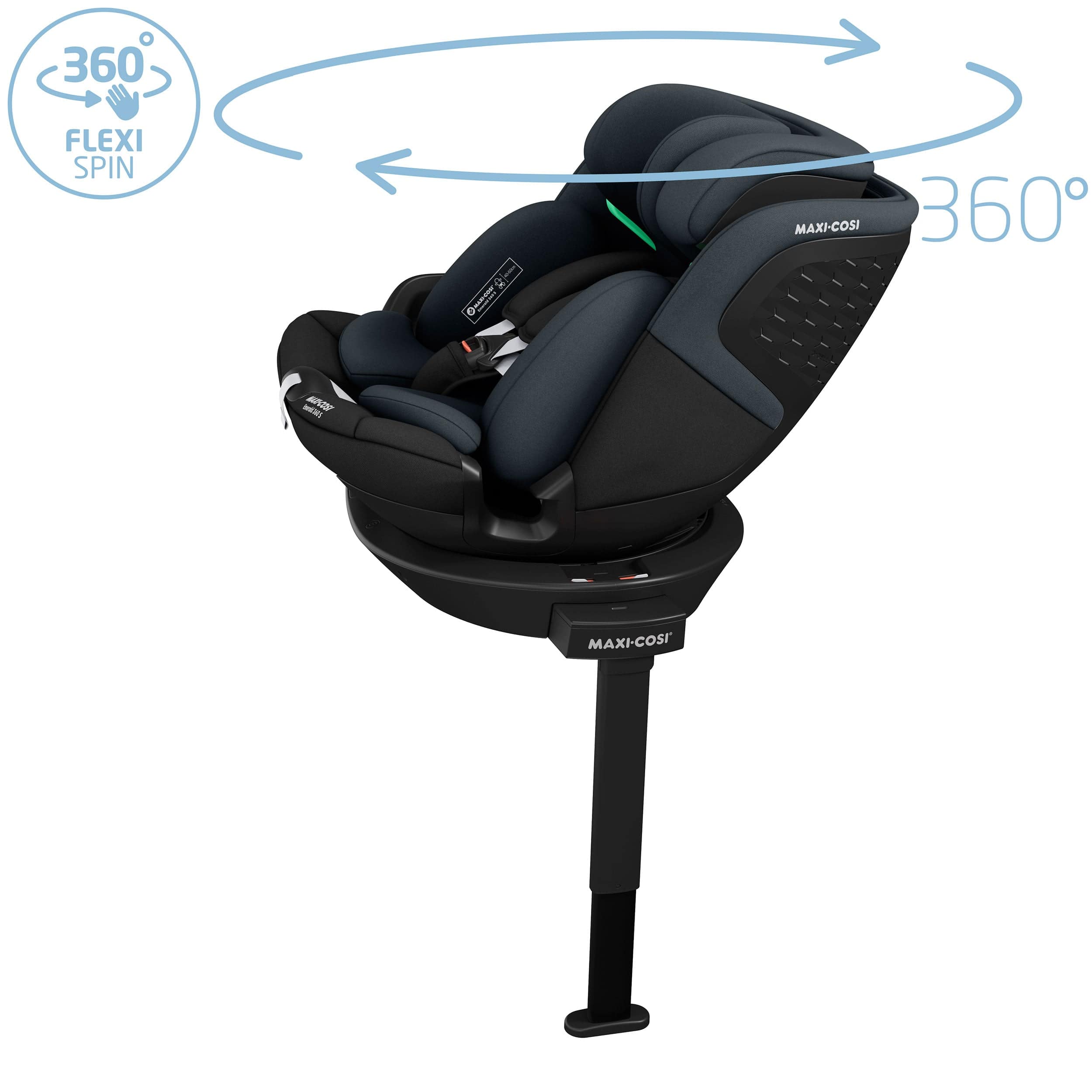 Maxi-Cosi baby car seats Maxi-Cosi Emerald 360 S Car Seat in Tonal Black 8620104110