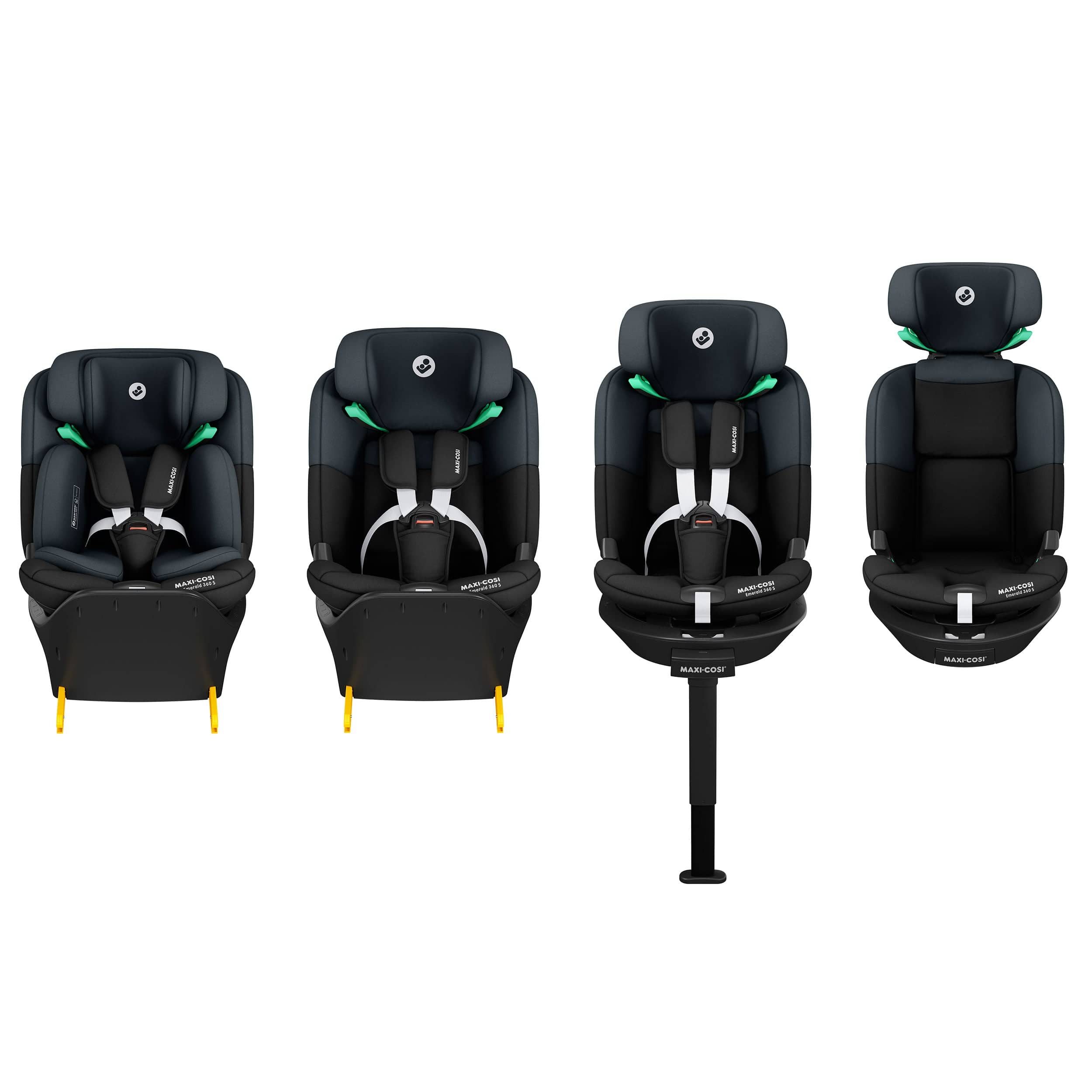 Maxi-Cosi baby car seats Maxi-Cosi Emerald 360 S Car Seat in Tonal Black 8620104110