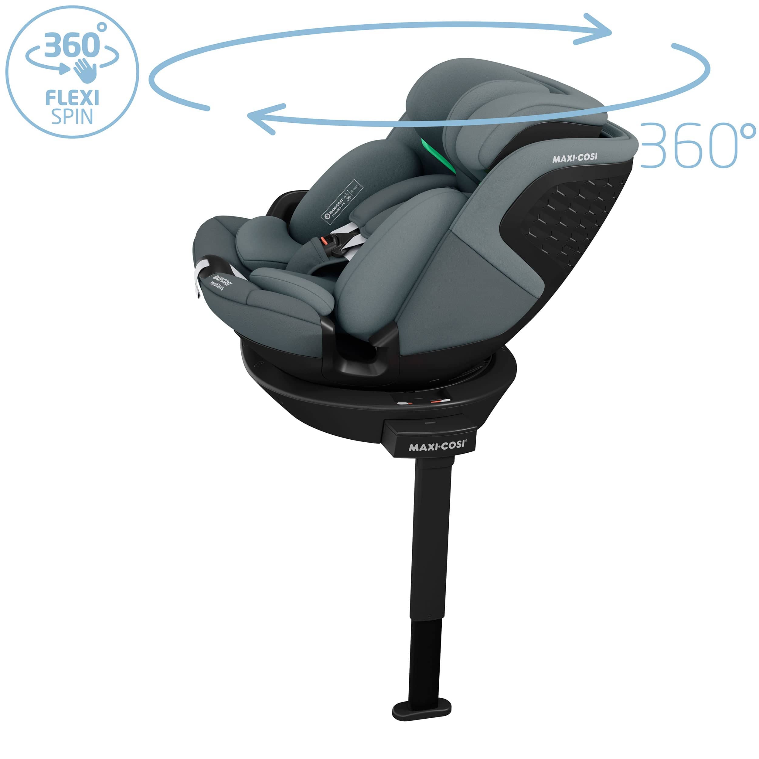 Maxi-Cosi baby car seats Maxi-Cosi Emerald 360 S Car Seat in Tonal Graphite 8620106110