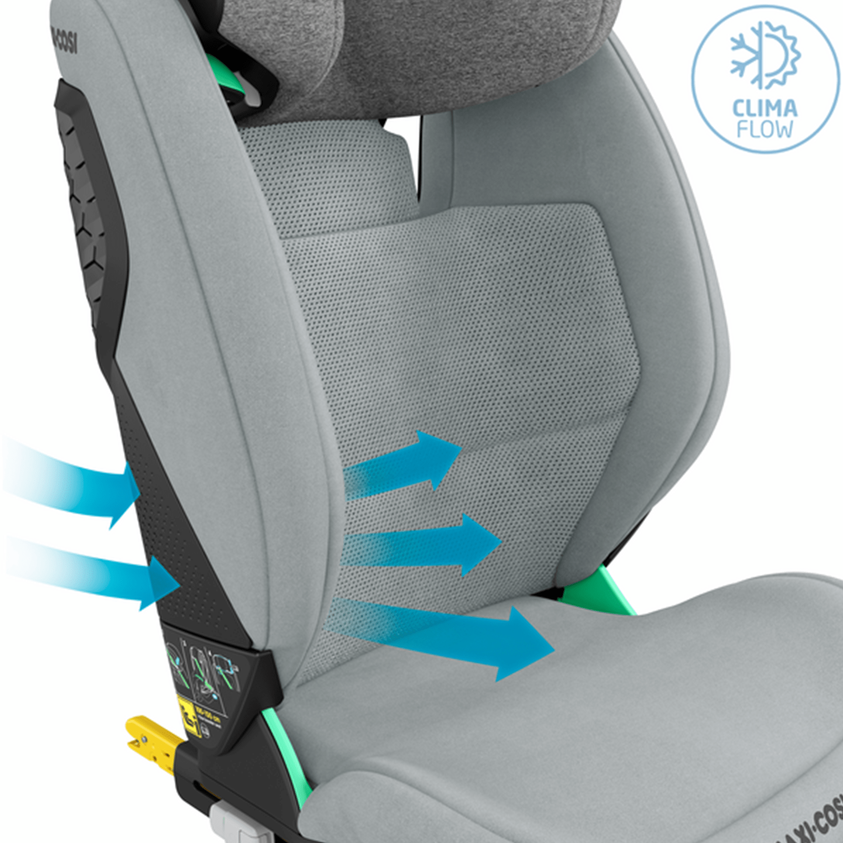 Maxi-Cosi baby car seats Maxi-Cosi Rodifix Pro i-size Car Seat - Authenic Grey 8800510110