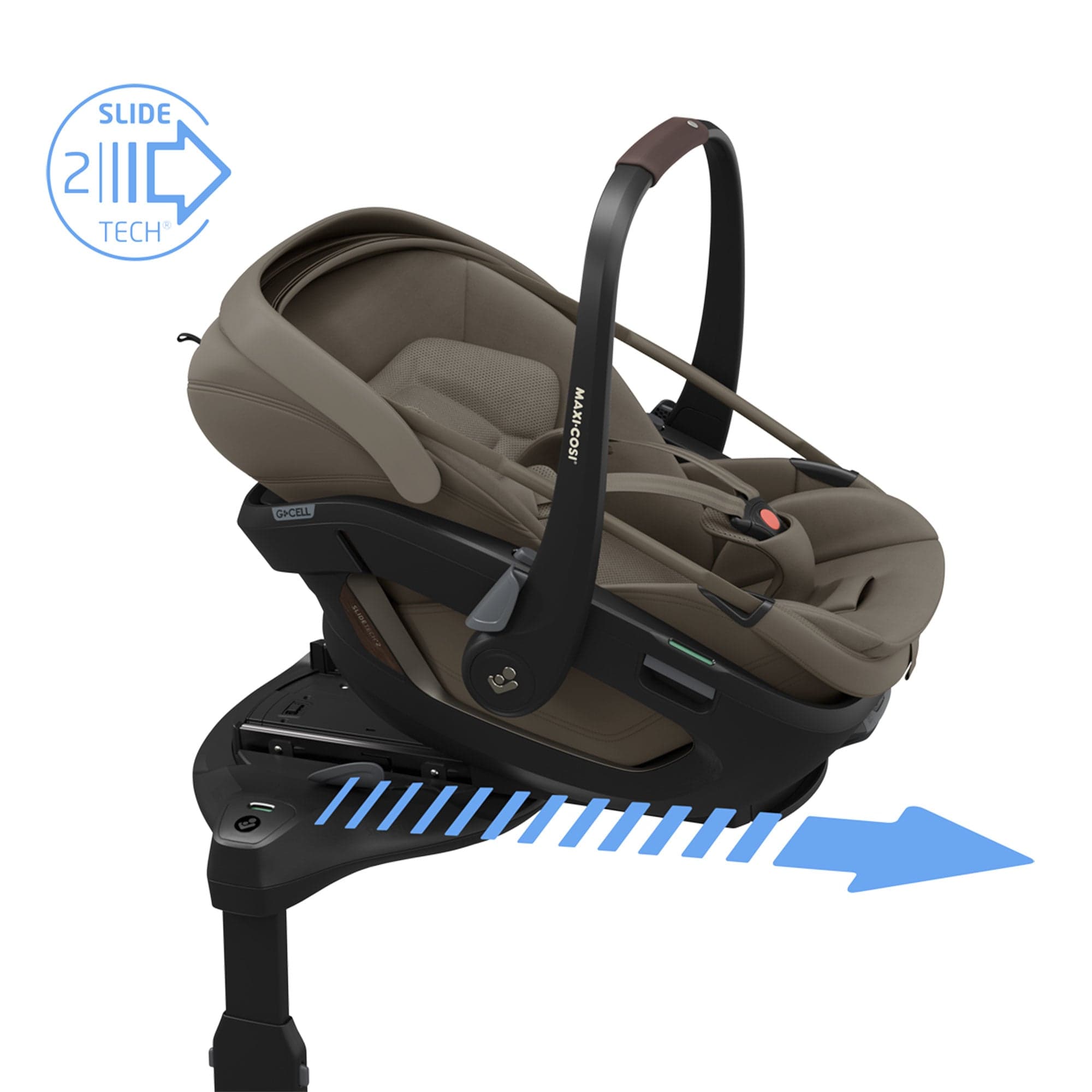 Maxi-Cosi baby car seats Maxi-Cosi Coral Slide Pro - Oak Truffle