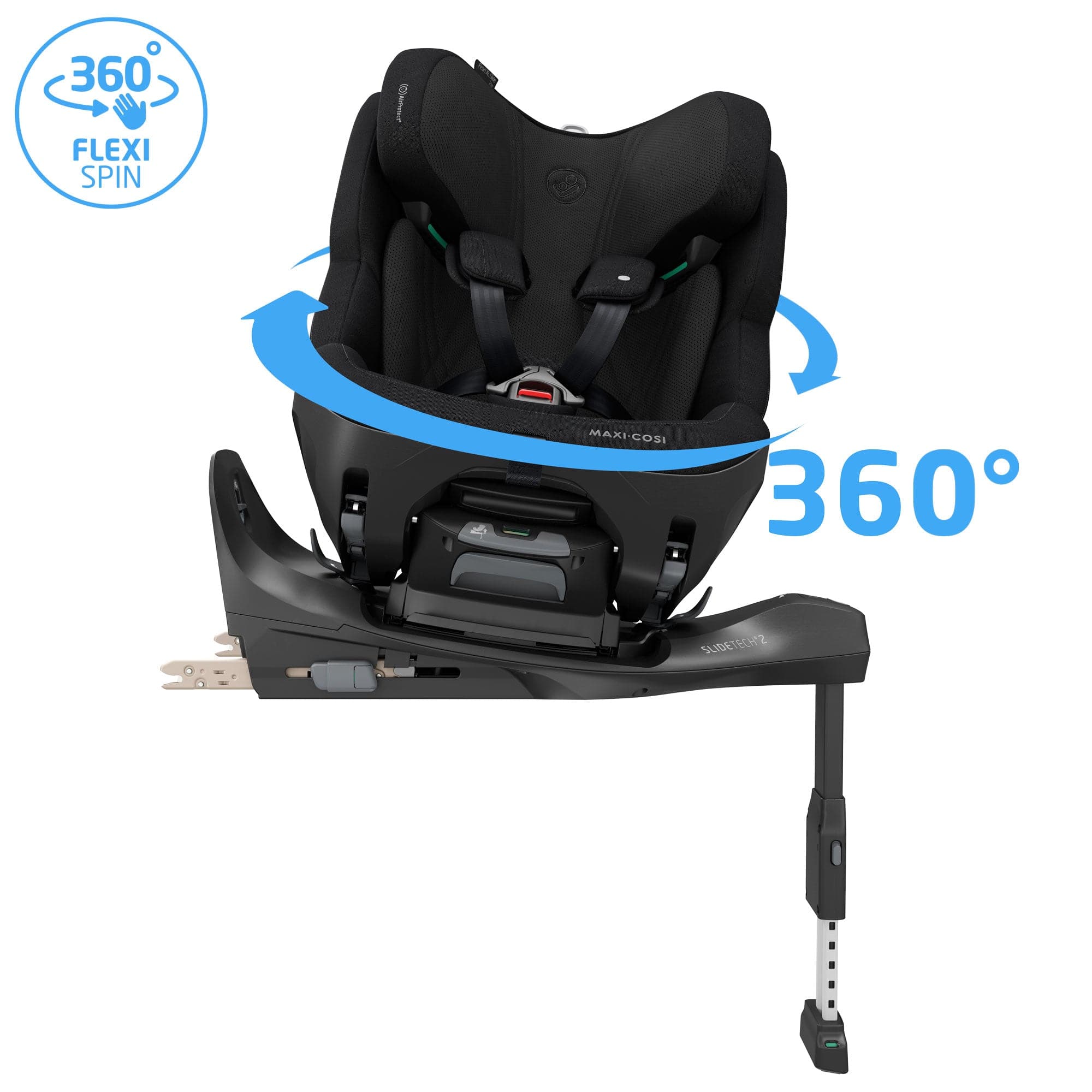 Maxi-Cosi baby car seats Maxi-Cosi Coral Slide Pro, Pearl XL Slide Pro & Base Bundle - Onyx Black KF10000150