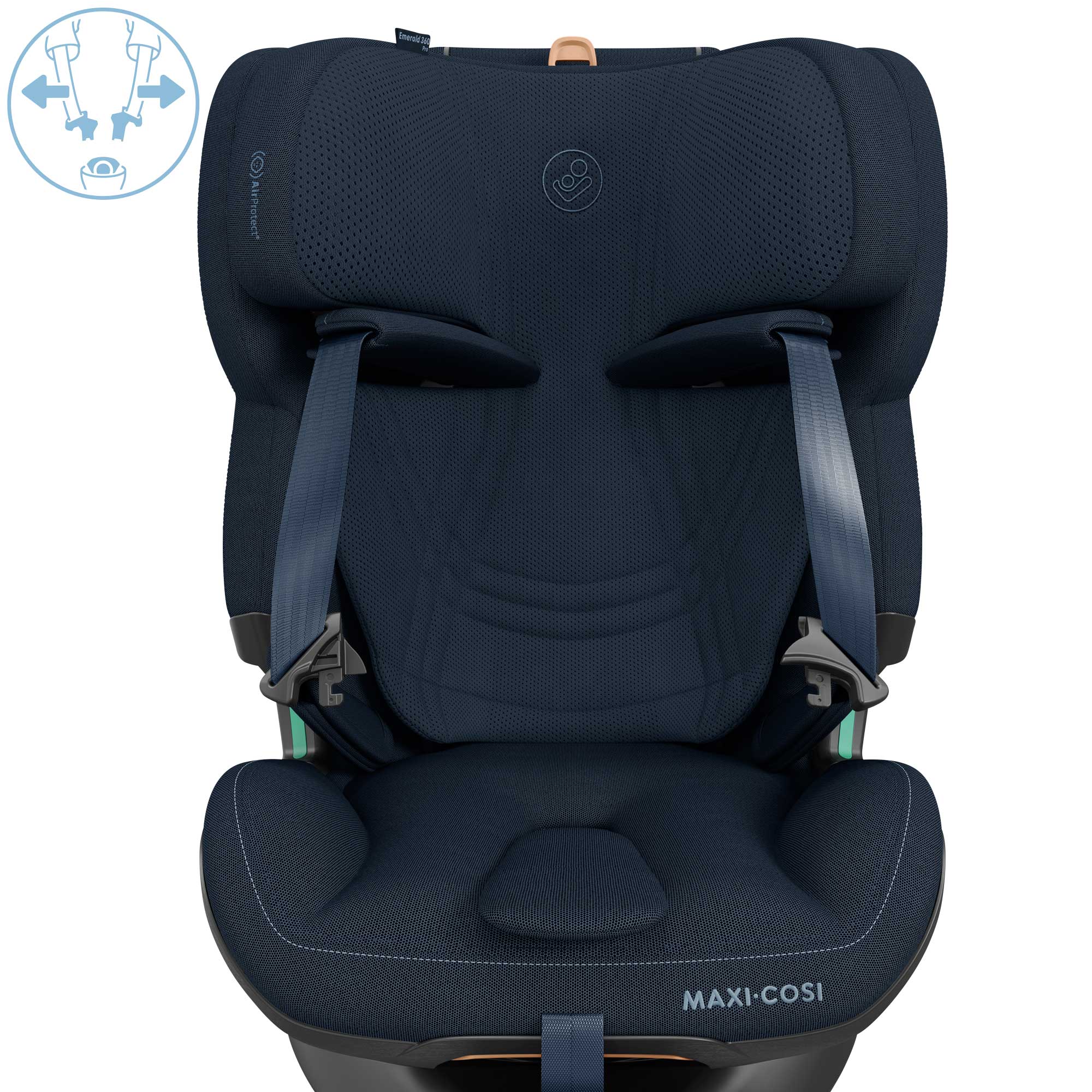 Maxi-Cosi baby car seats Maxi-Cosi Emerald 360 Pro Car Seat - Authentic Blue 8621477110