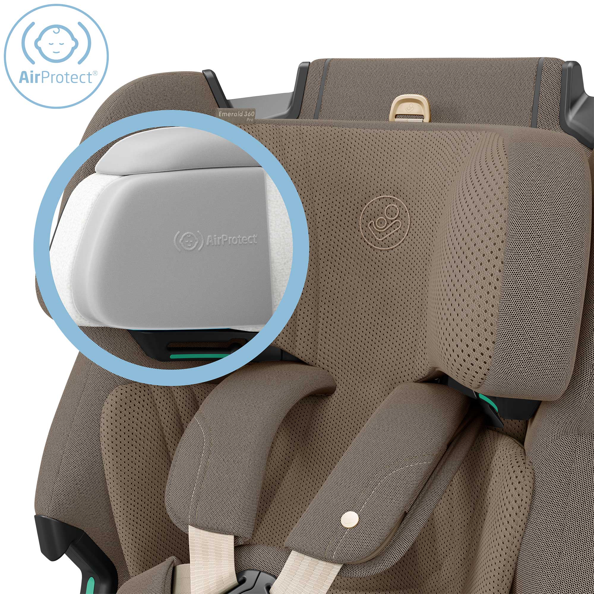 Maxi-Cosi baby car seats Maxi-Cosi Emerald 360 Pro Car Seat - Authentic Truffle 8621251110