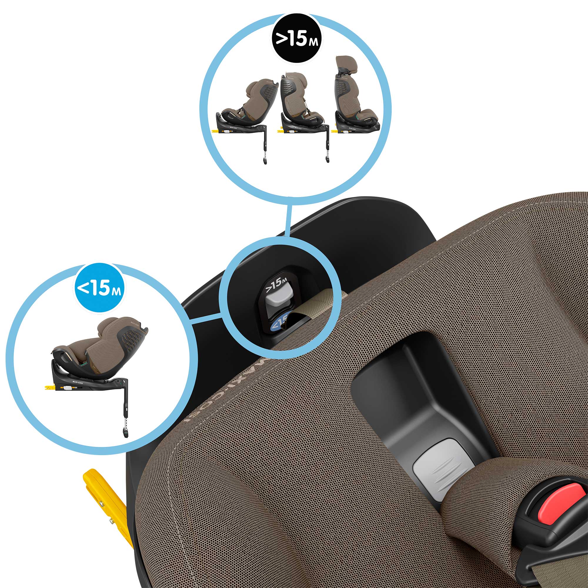 Maxi-Cosi baby car seats Maxi-Cosi Emerald 360 Pro Car Seat - Authentic Truffle 8621251110