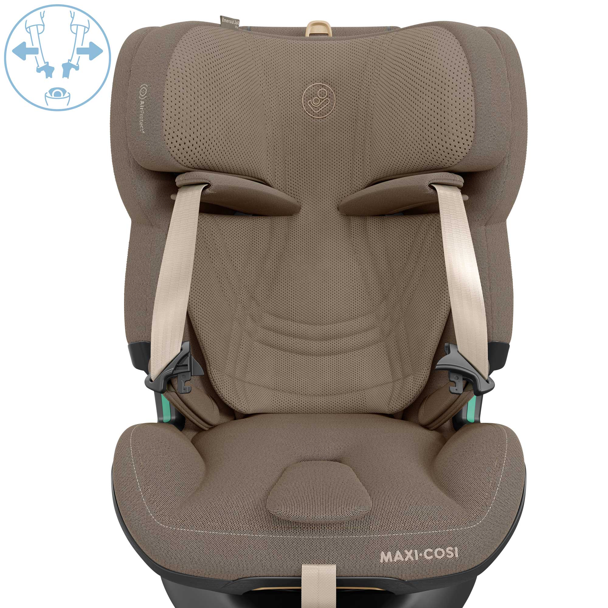Maxi-Cosi baby car seats Maxi-Cosi Emerald 360 Pro Car Seat - Authentic Truffle 8621251110