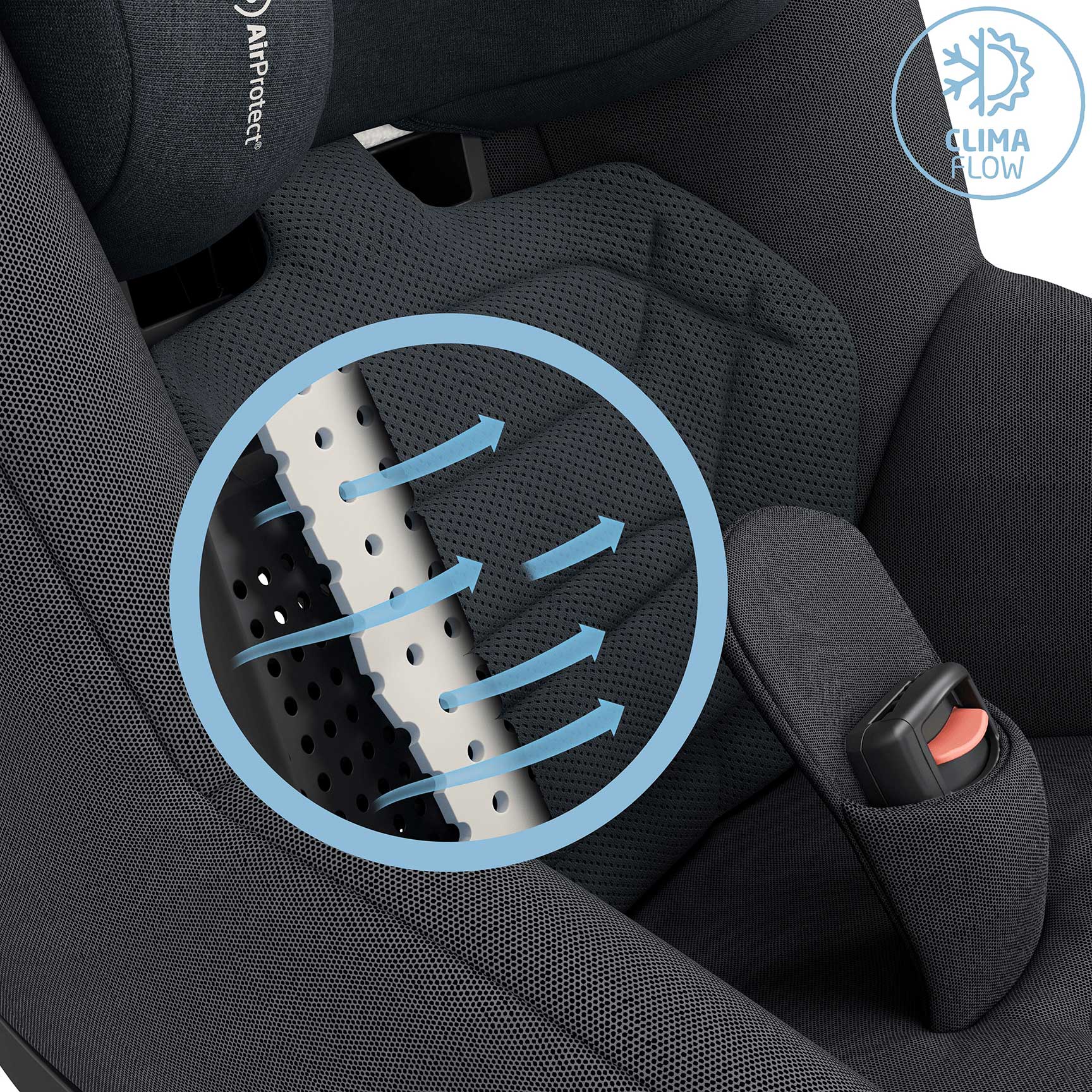 Maxi-Cosi baby car seats Maxi-Cosi Pearl 360 Pro & FamilyFix 360 Pro - Authentic Graphite 8053550110-1