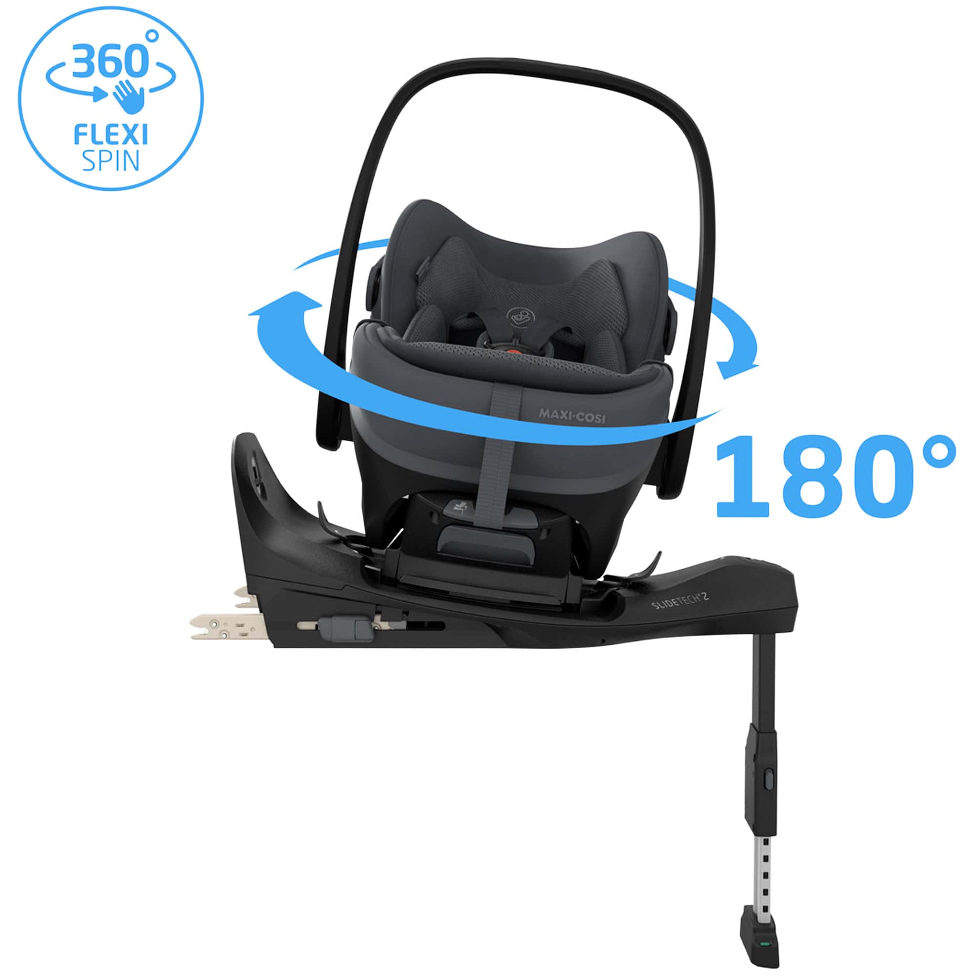 Maxi-Cosi baby car seats Maxi-Cosi Pebble Slide Pro - Moon Graphite