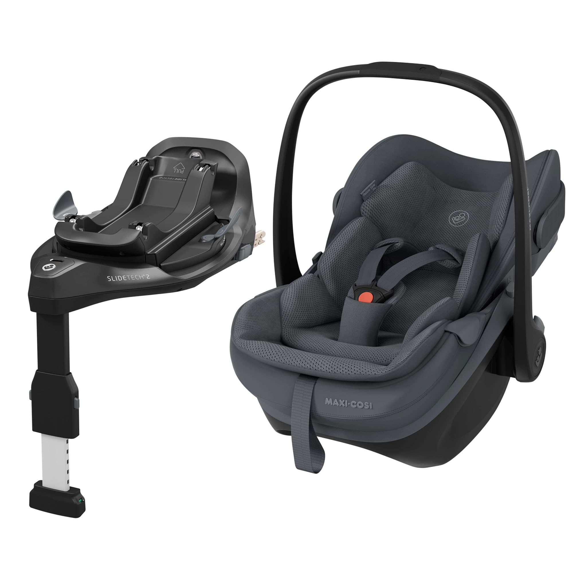 Maxi-Cosi baby car seats Maxi-Cosi Pebble Slide Pro - Moon Graphite 8442083110-1
