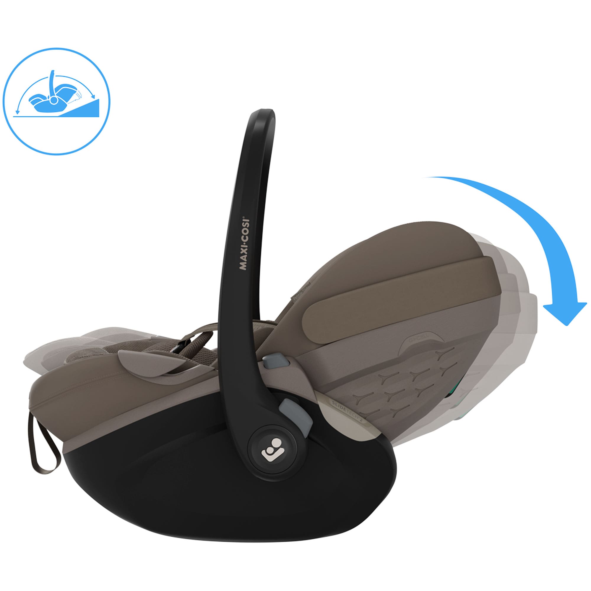 Maxi-Cosi baby car seats Maxi-Cosi Pebble Slide Pro - Oak Truffle