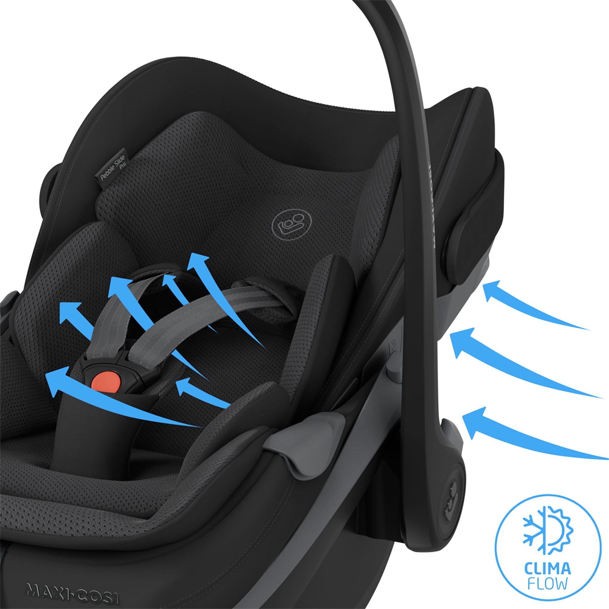 Maxi-Cosi baby car seats Maxi-Cosi Pebble Slide Pro - Onyx Black
