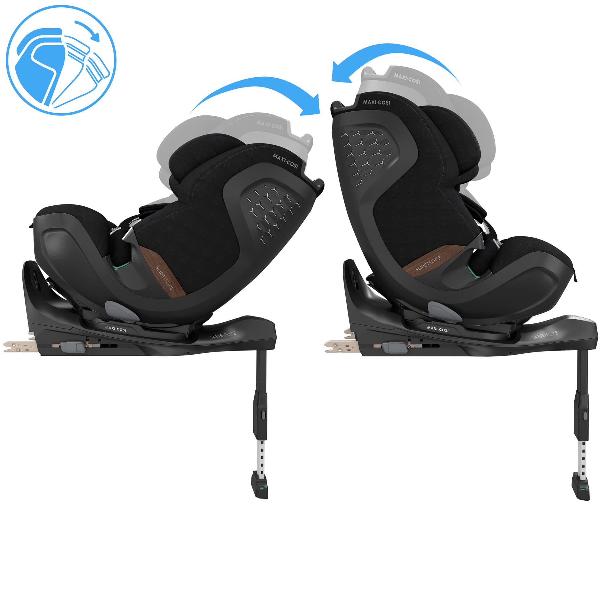 Maxi-Cosi baby car seats Maxi-Cosi Slide Pro Family Bundle - Black KF10000146