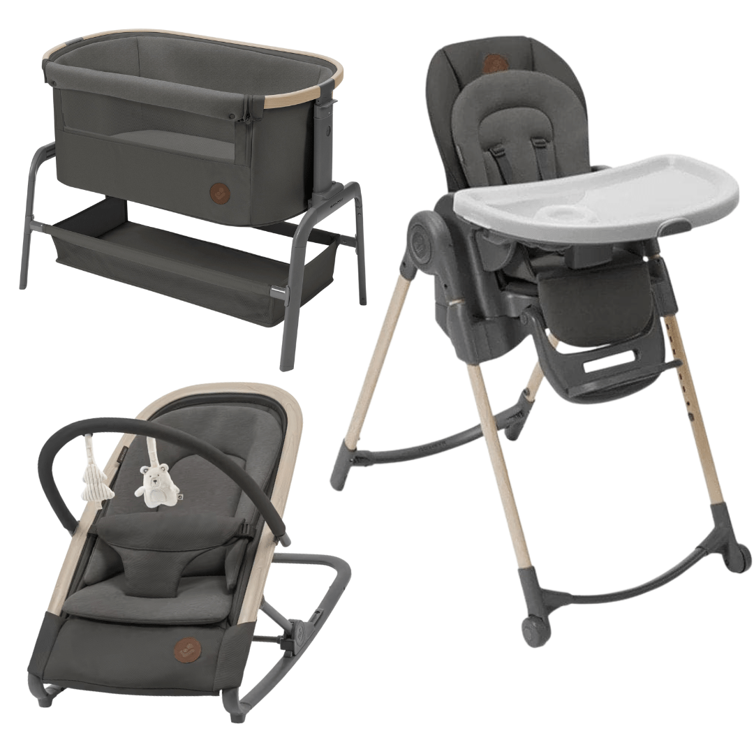 Maxi-Cosi baby highchairs Maxi-Cosi Kori, Minla & Iora Home Bundle Beyond Graphite 14419-BEYGPH