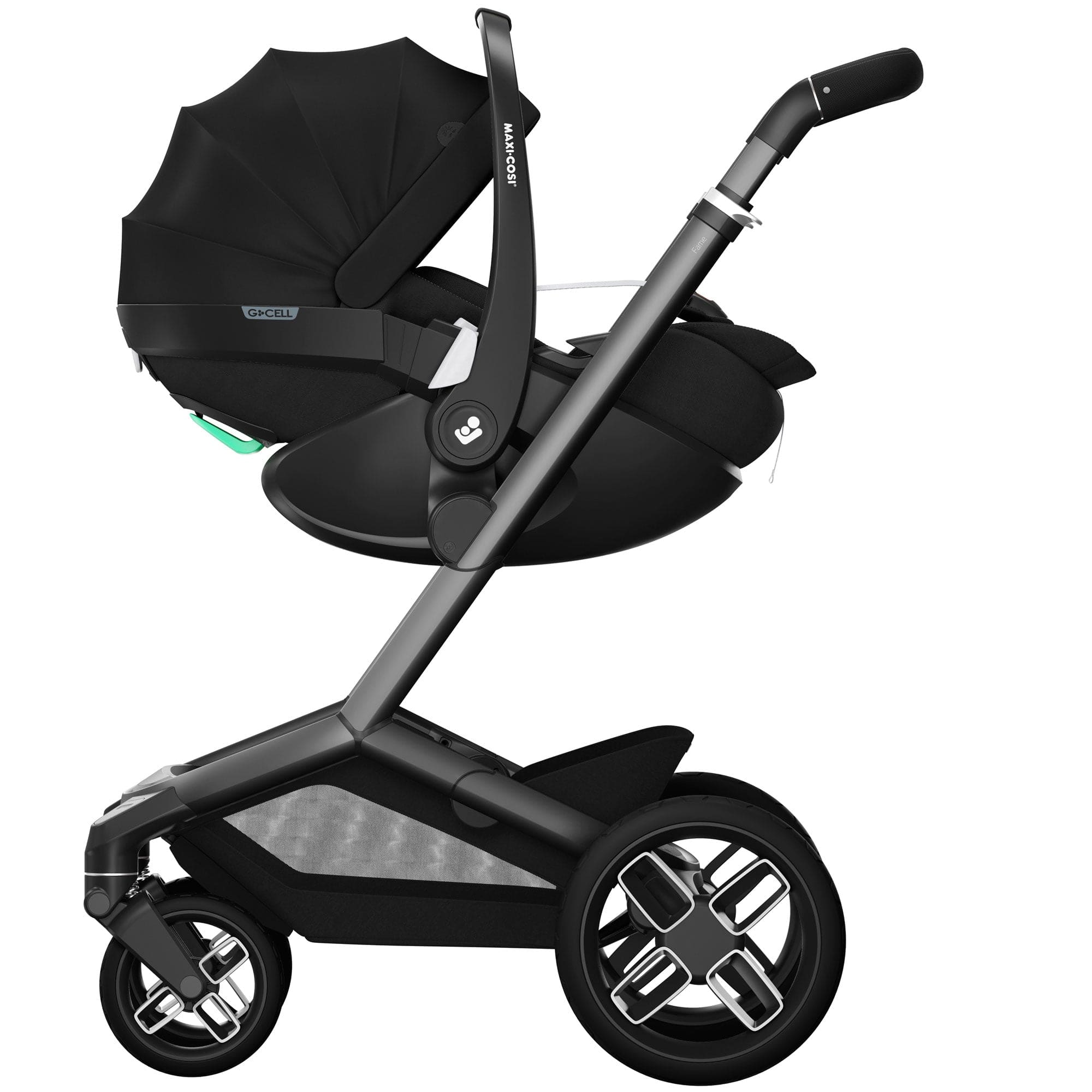 Maxi-Cosi baby prams Maxi-Cosi FAME 10 Piece Premium Family 360 Pro Bundle in Twillic Black KF10000131