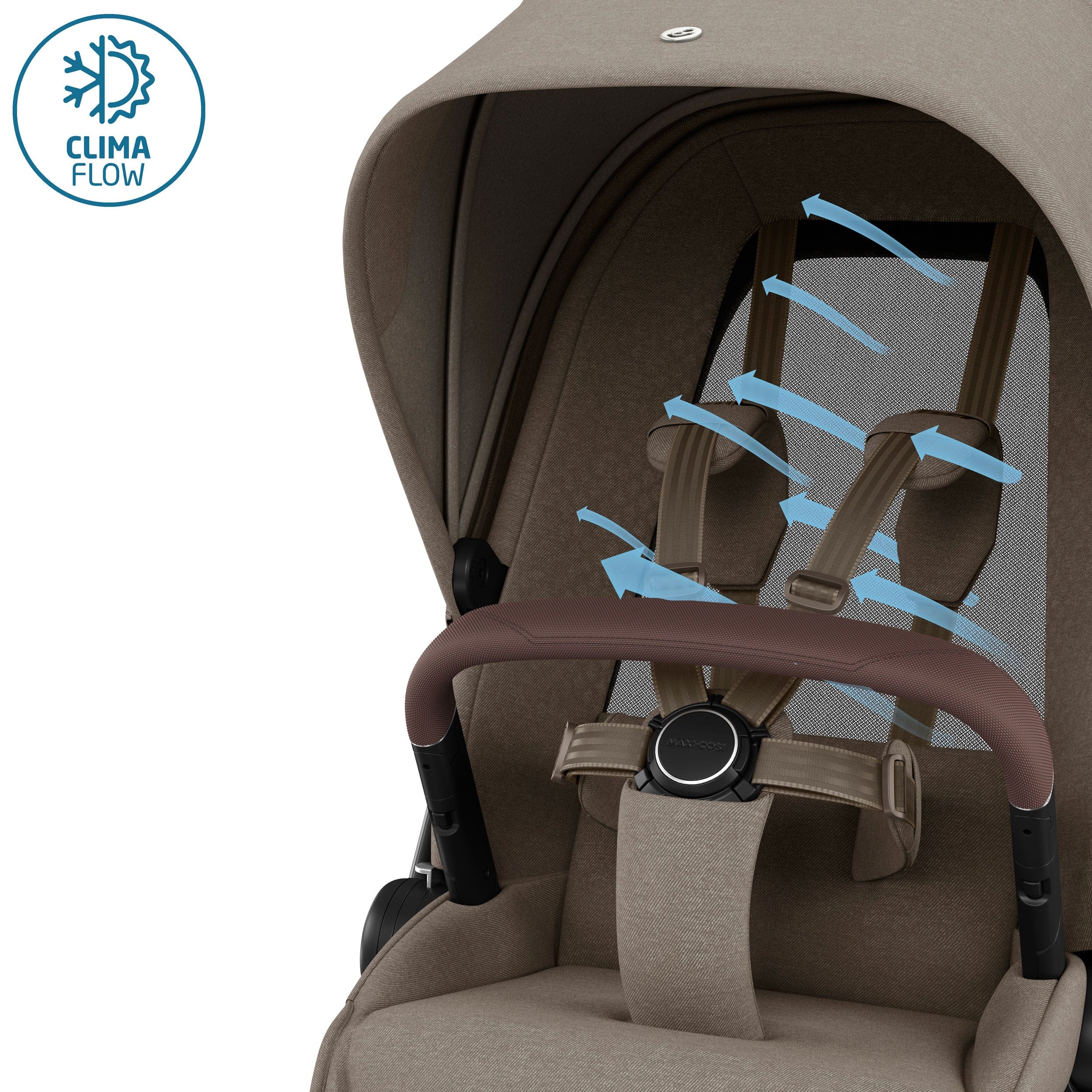 Maxi-Cosi baby prams Maxi-Cosi FAME 9 Piece Emerald 360 pro 2 Bundle in Twillic Truffle (Black Wheels) KF10000129