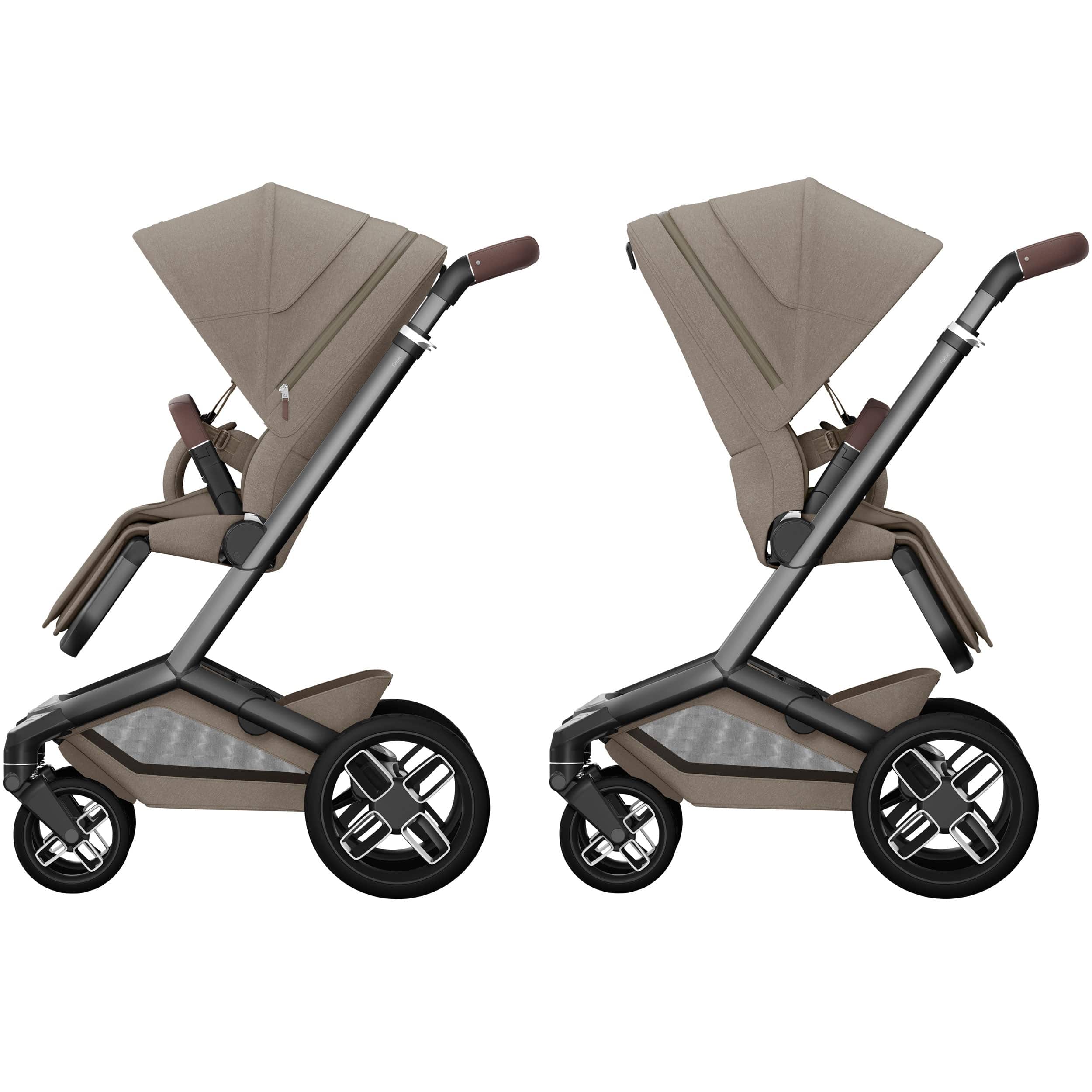 Maxi-Cosi baby prams Maxi-Cosi FAME 9 Piece Emerald 360 pro 2 Bundle in Twillic Truffle (Black Wheels) KF10000129