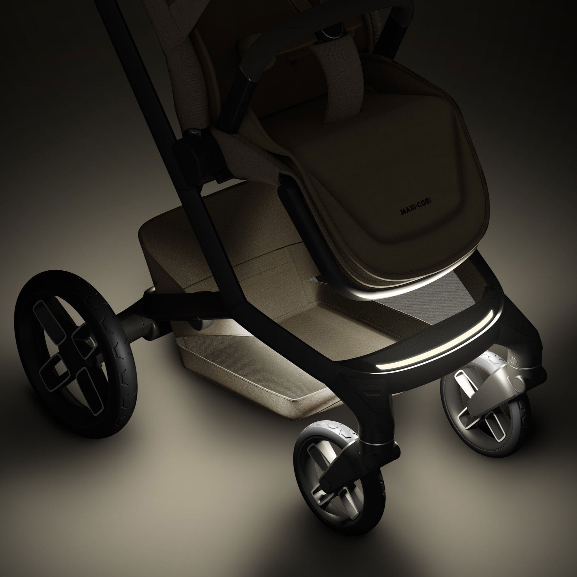 Maxi-Cosi baby prams Maxi-Cosi FAME 9 Piece Emerald 360 pro 2 Bundle in Twillic Truffle (Black Wheels) KF10000129
