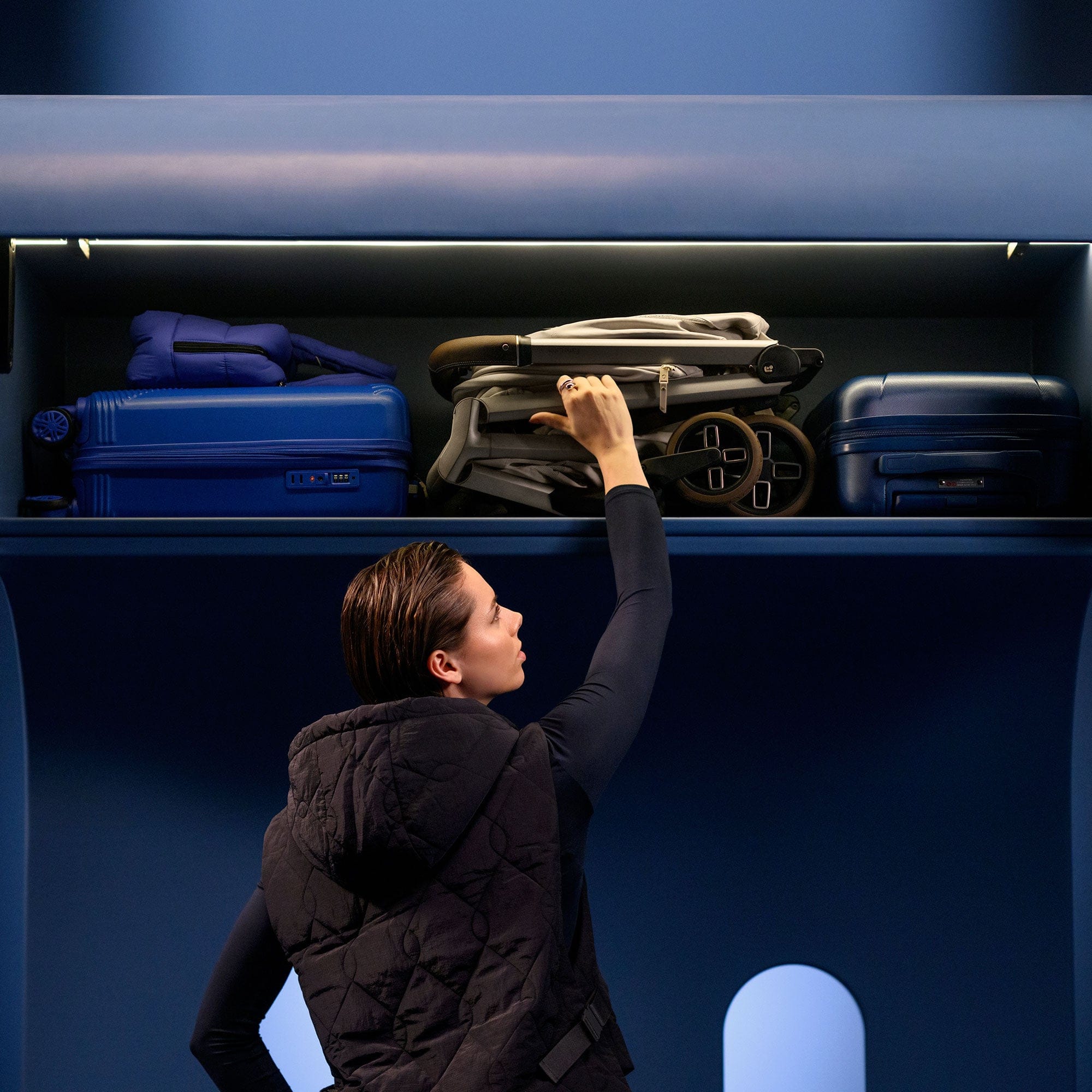 Maxi-Cosi baby prams Maxi-Cosi Fame Cabin Complete Pram - Moon Graphite KF10000220