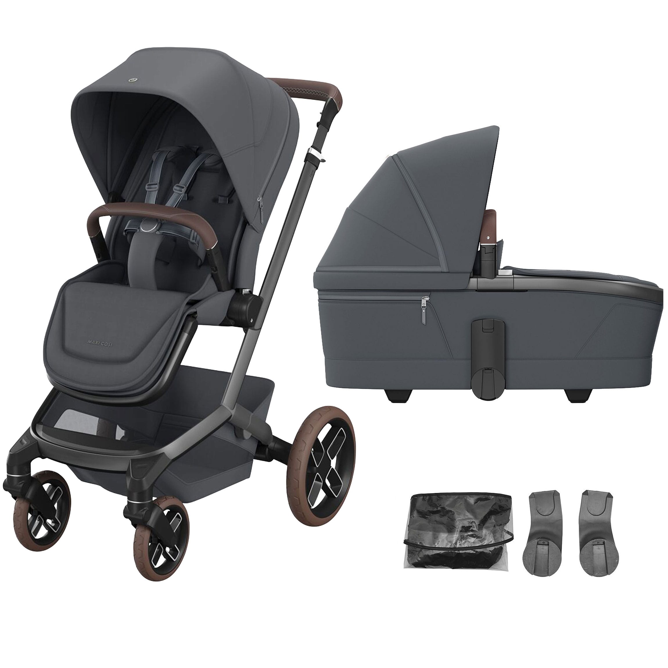 Maxi-Cosi baby prams Maxi-Cosi Fame + Carrycot - Moon Graphite KF10000226