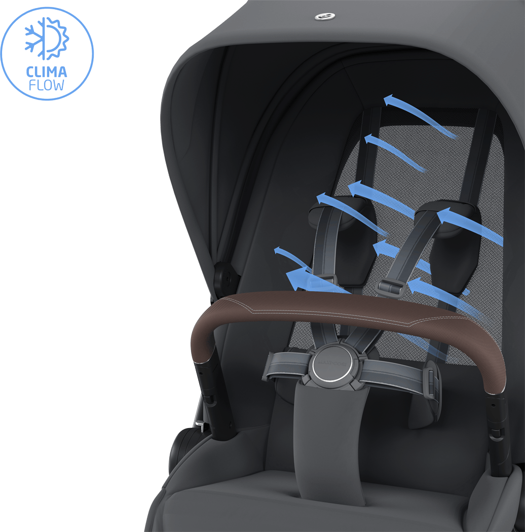 Maxi-Cosi baby prams Maxi-Cosi Fame + Carrycot - Moon Graphite KF10000226