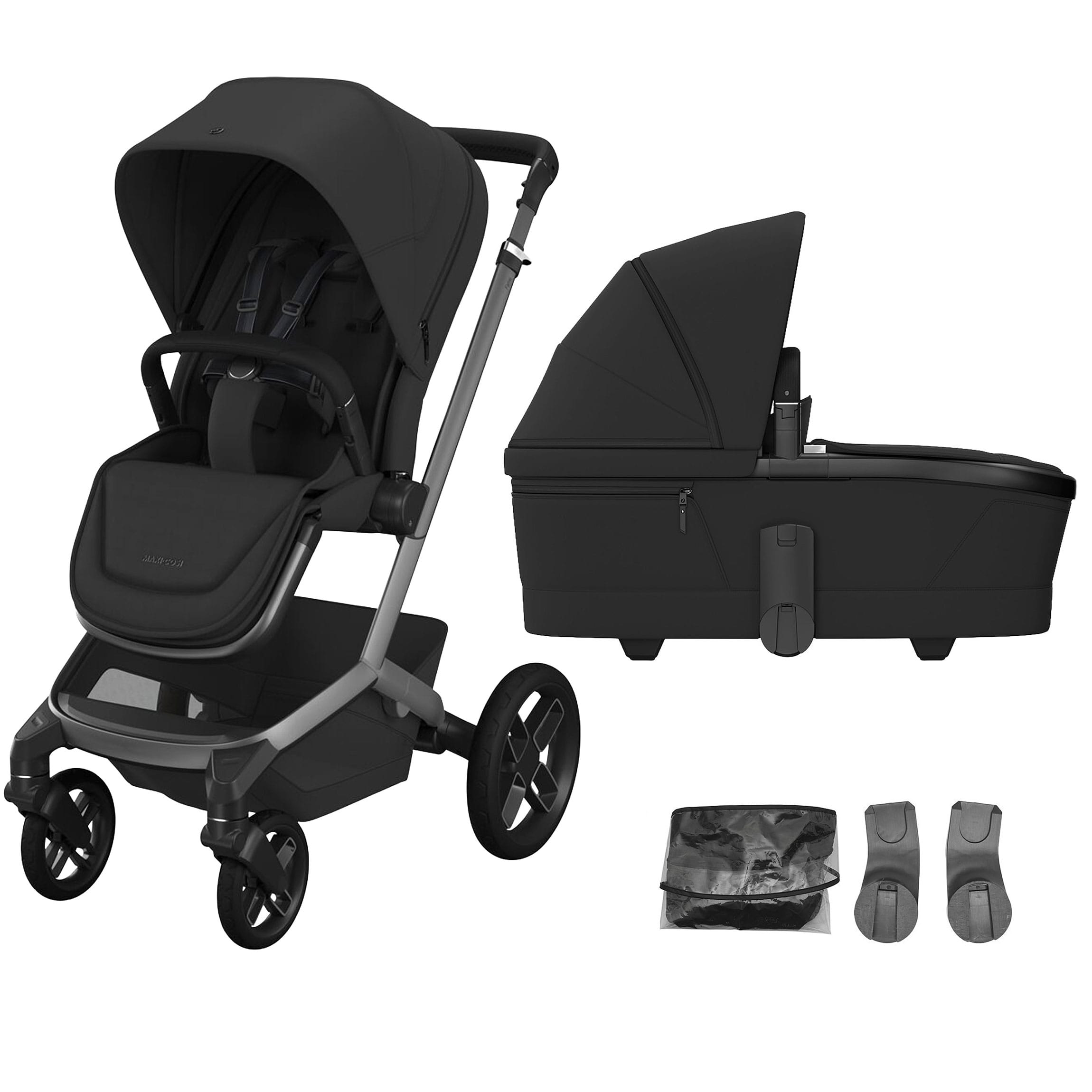 Maxi-Cosi baby prams Maxi-Cosi Fame + Carrycot - Onyx Black KF10000225