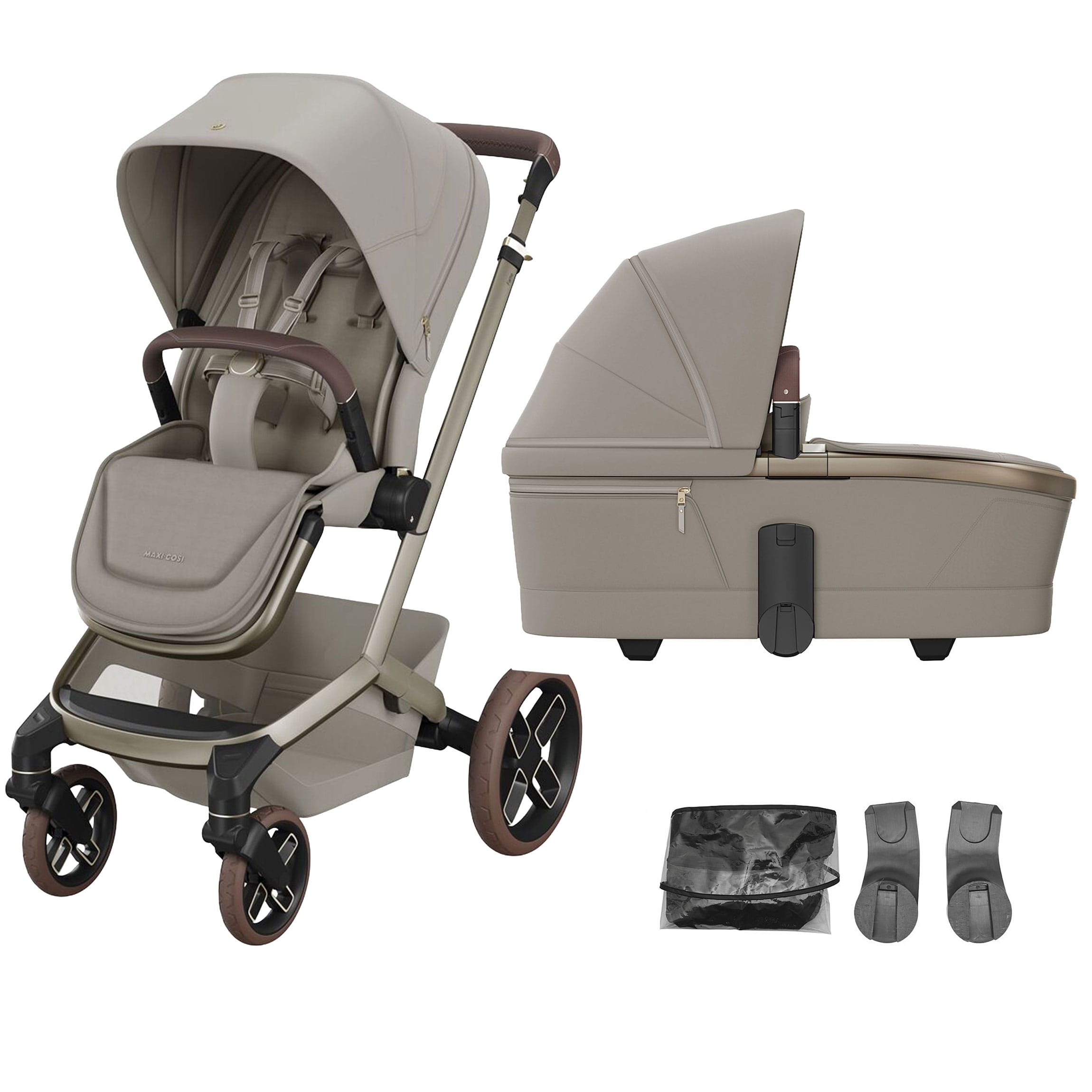 Maxi-Cosi baby prams Maxi-Cosi Fame + Carrycot - Sapphire Sand KF10000227