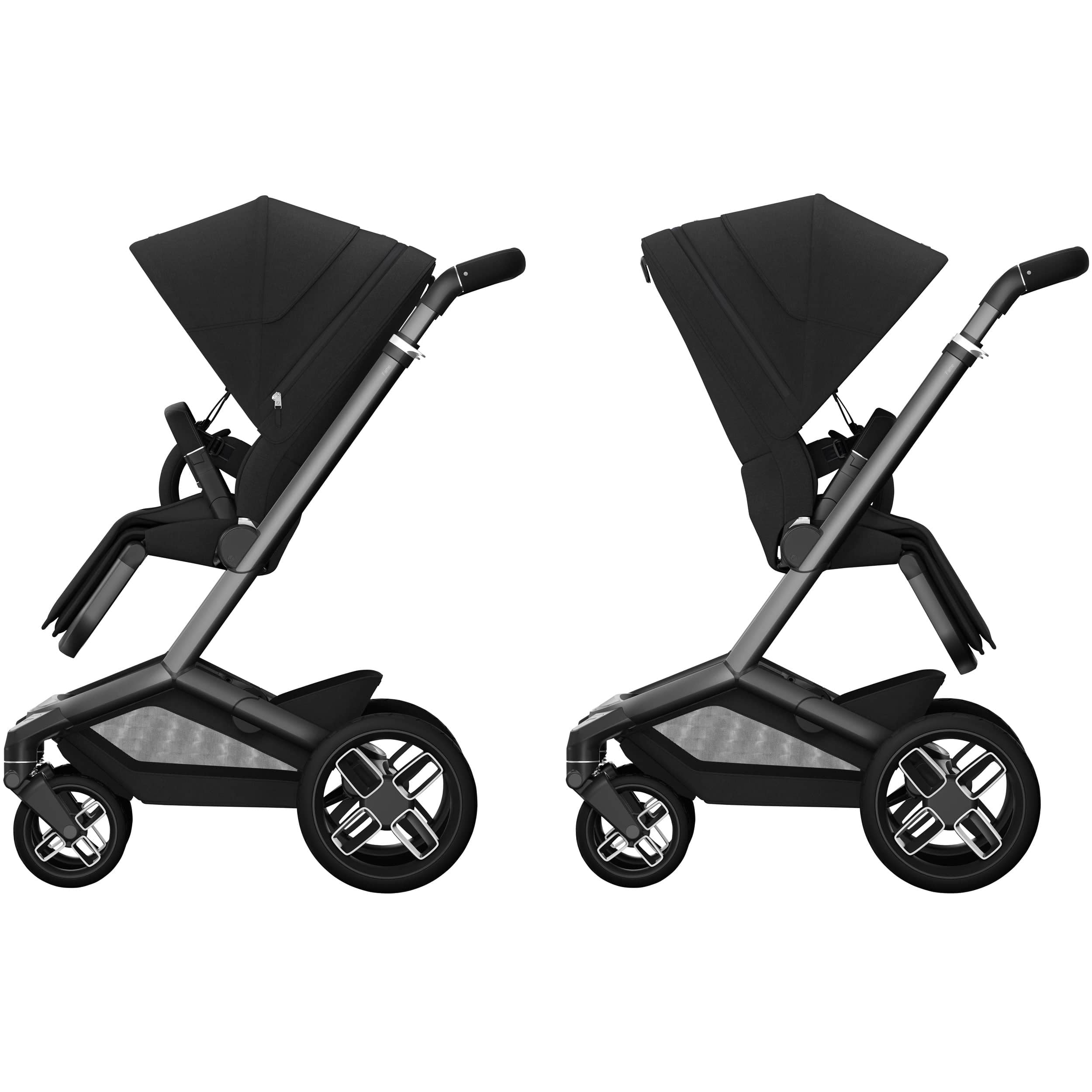 Maxi-Cosi baby prams Maxi-Cosi FAME Pram with Carrycot in Twillic Black KF10000102