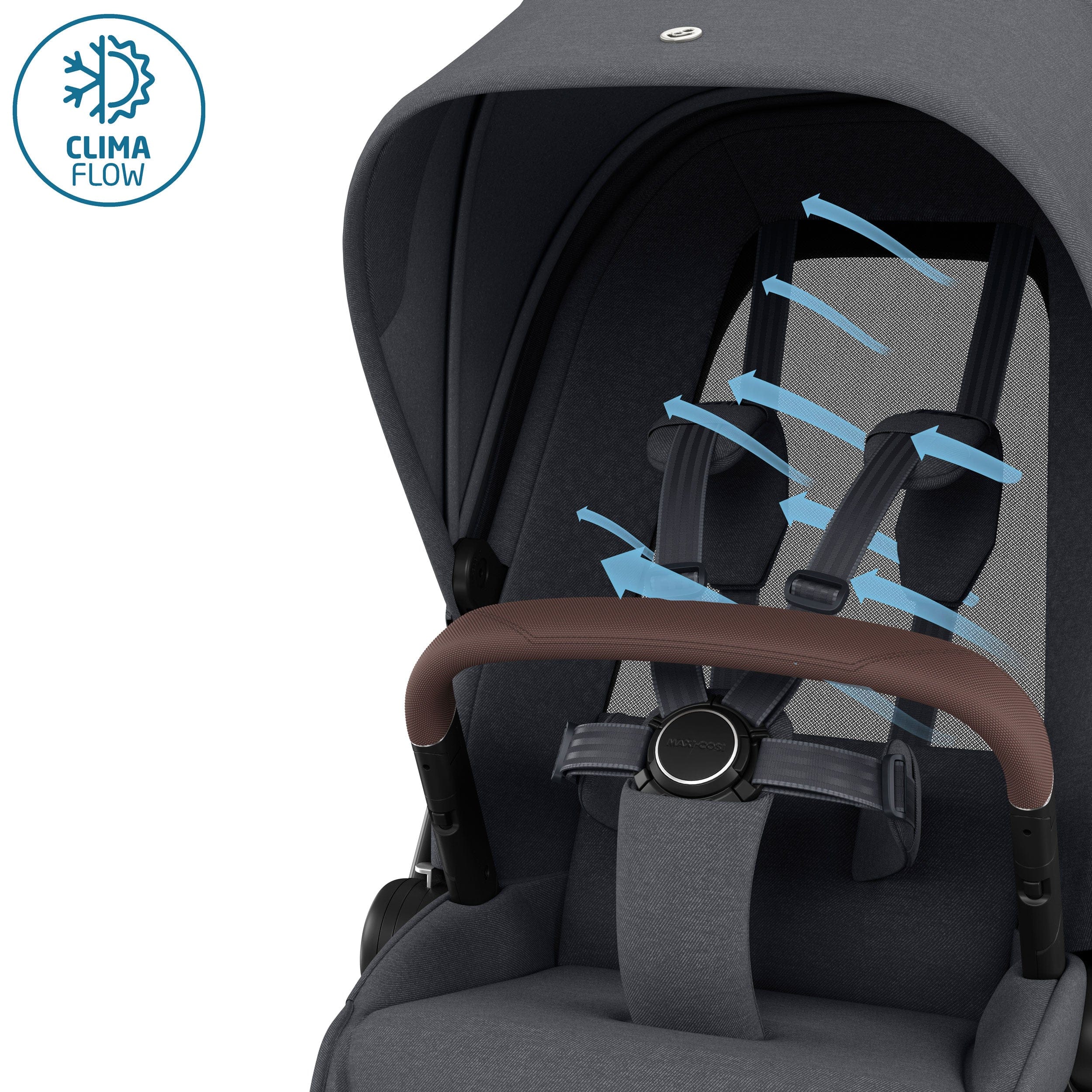 Maxi-Cosi baby prams Maxi-Cosi FAME Pram with Carrycot in Twillic Graphite KF10000103