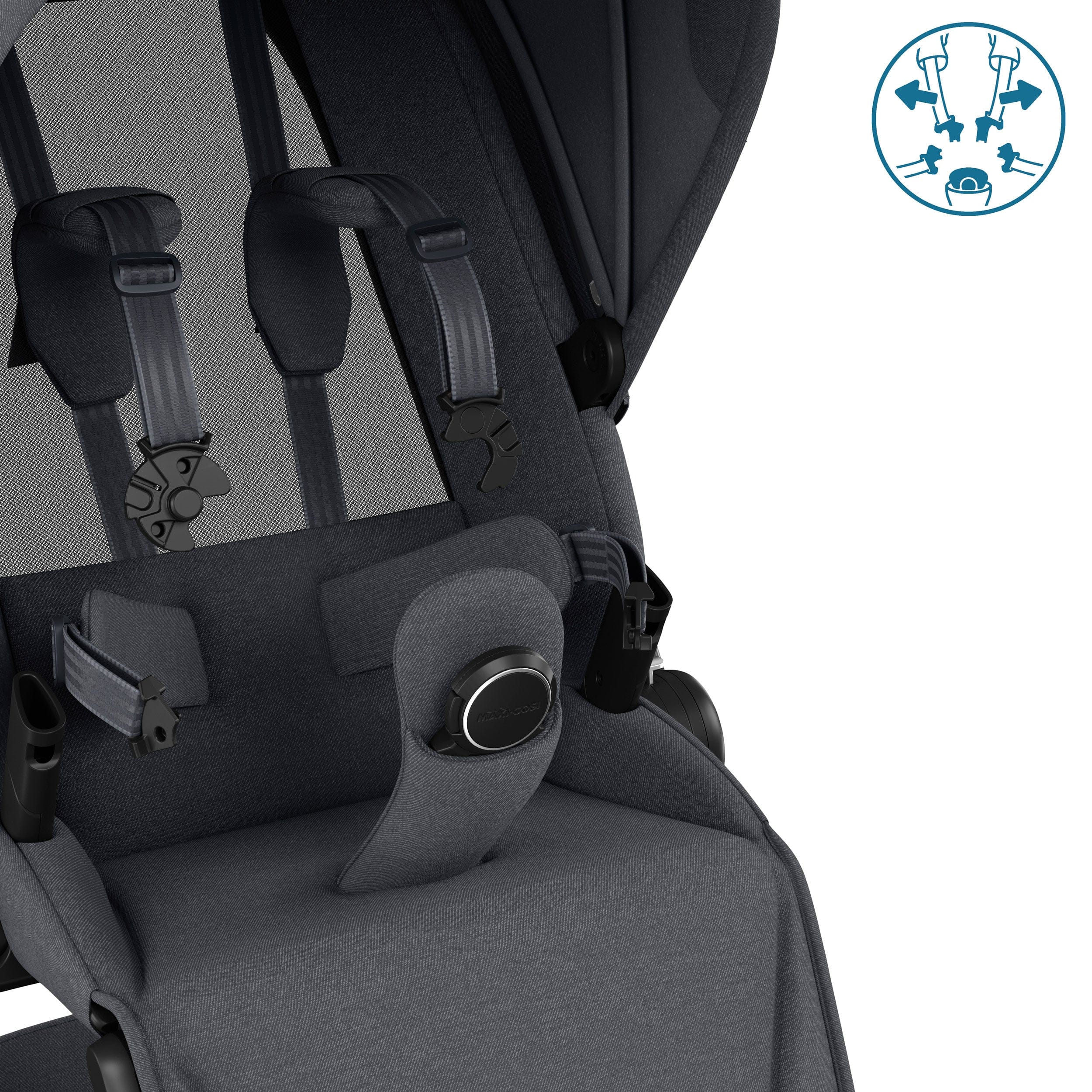 Maxi-Cosi baby prams Maxi-Cosi FAME Pram with Carrycot in Twillic Graphite KF10000103